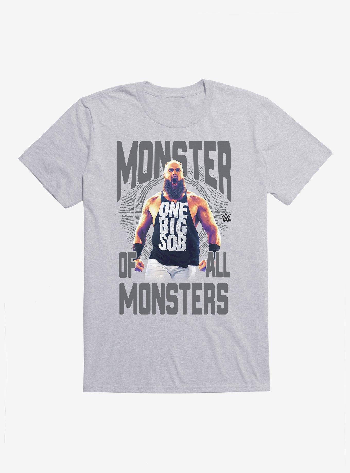 WWE Braun Strowman Monster Of All Monsters T-Shirt, HEATHER GREY, hi-res