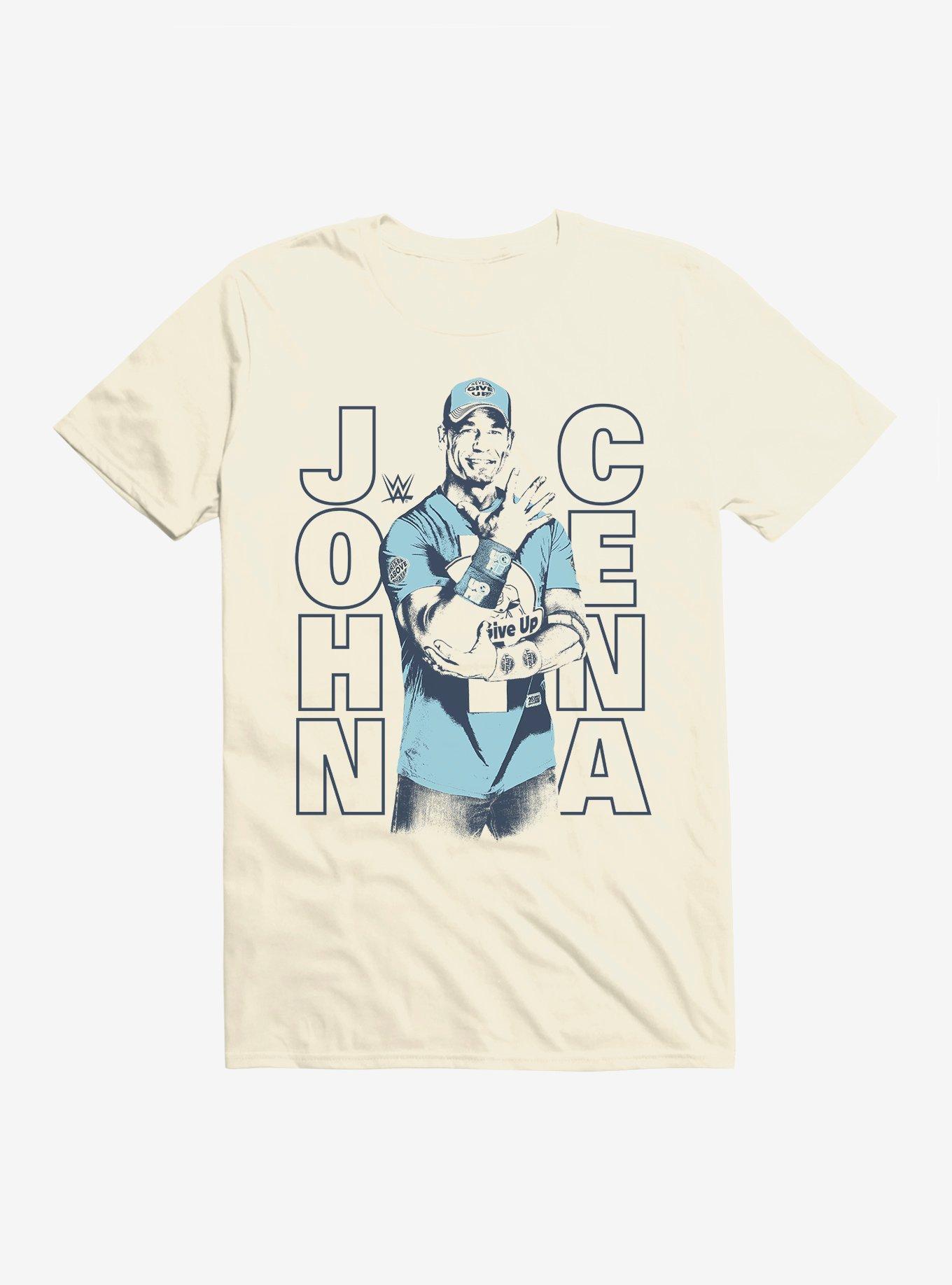 WWE John Cena Never Give Up T-Shirt, NATURAL, hi-res