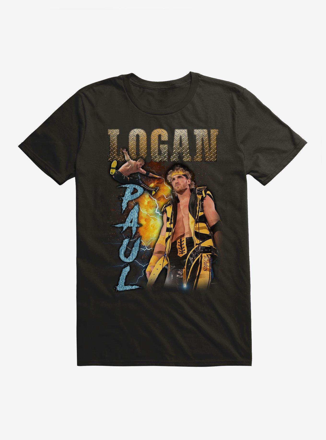 WWE Logan Paul Collage T-Shirt, BLACK, hi-res