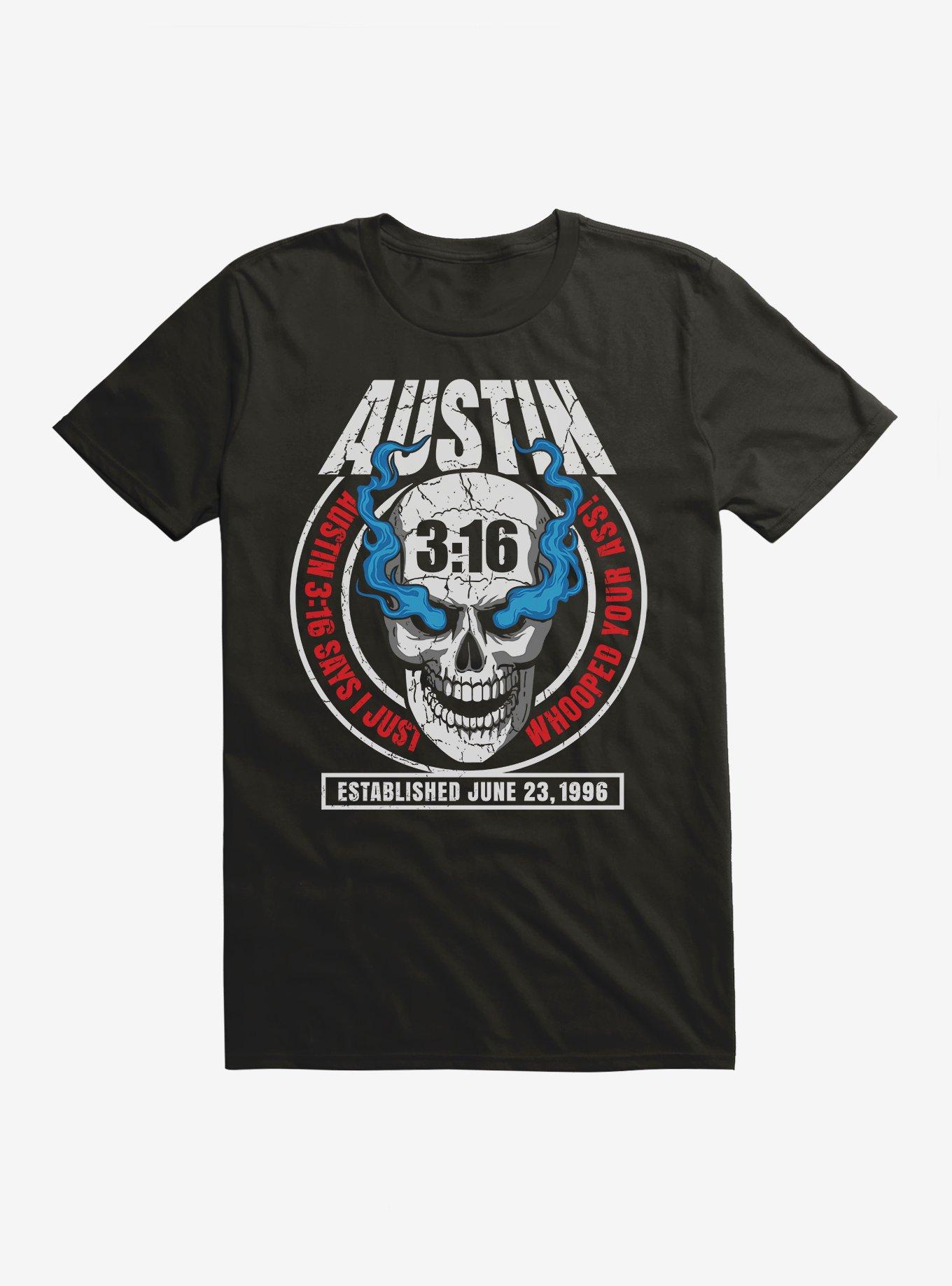 WWE Stone Cold Steve Austin Skull 316 Icon T-Shirt, , hi-res