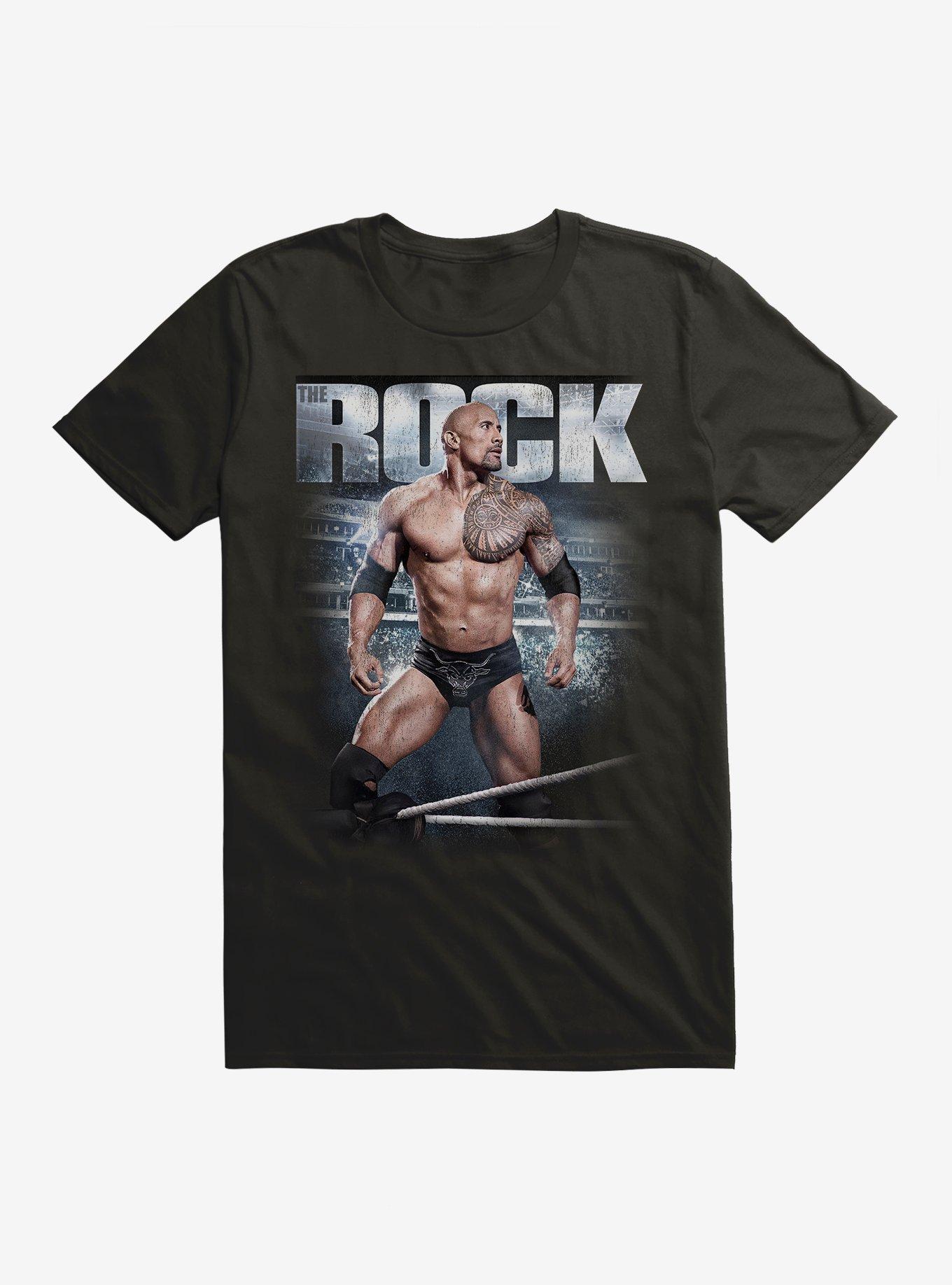 WWE The Rock Portrait T-Shirt, , hi-res