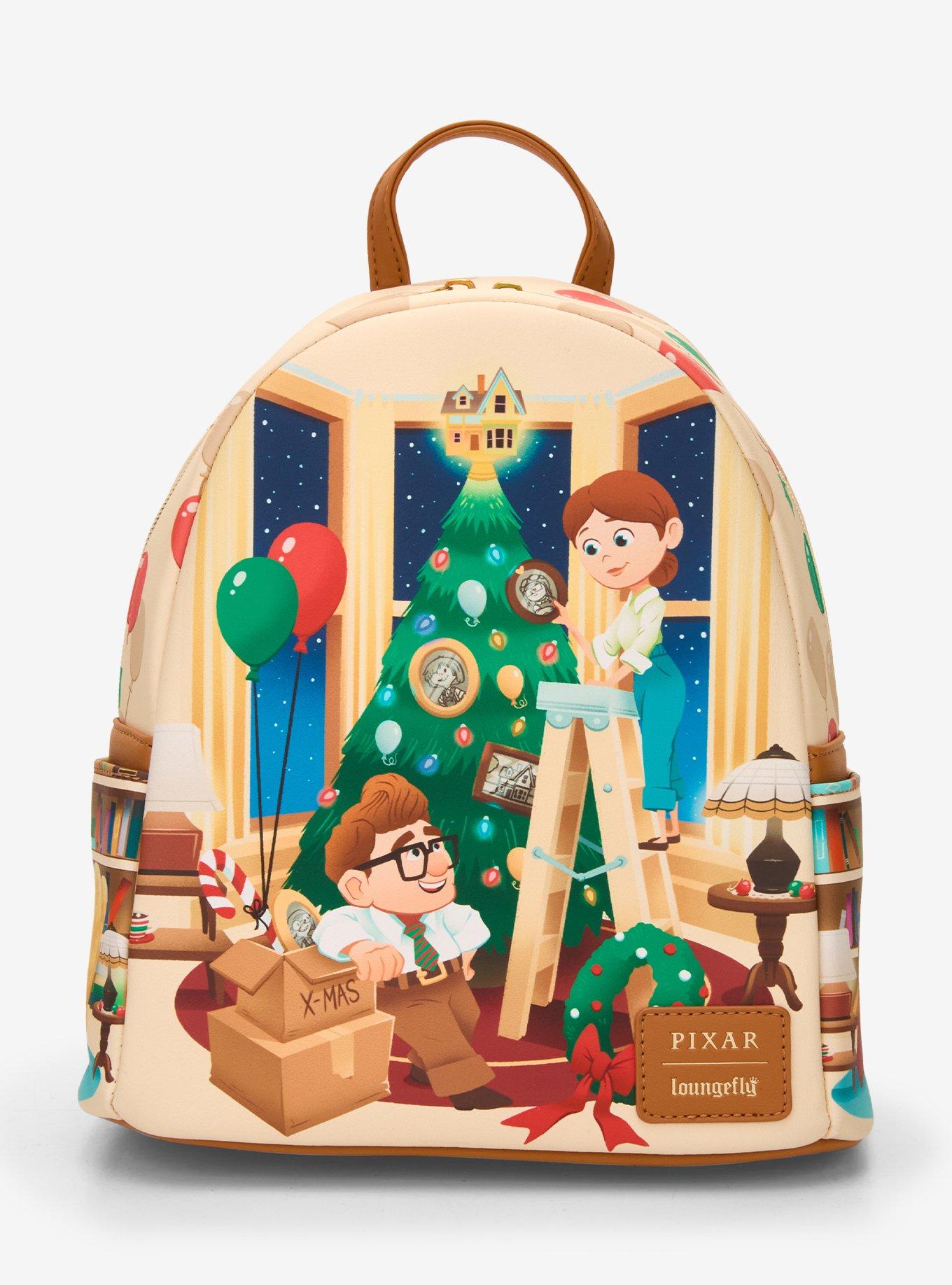 Loungefly Disney Pixar Up Carl & Ellie Christmas Tree Mini Backpack, , hi-res