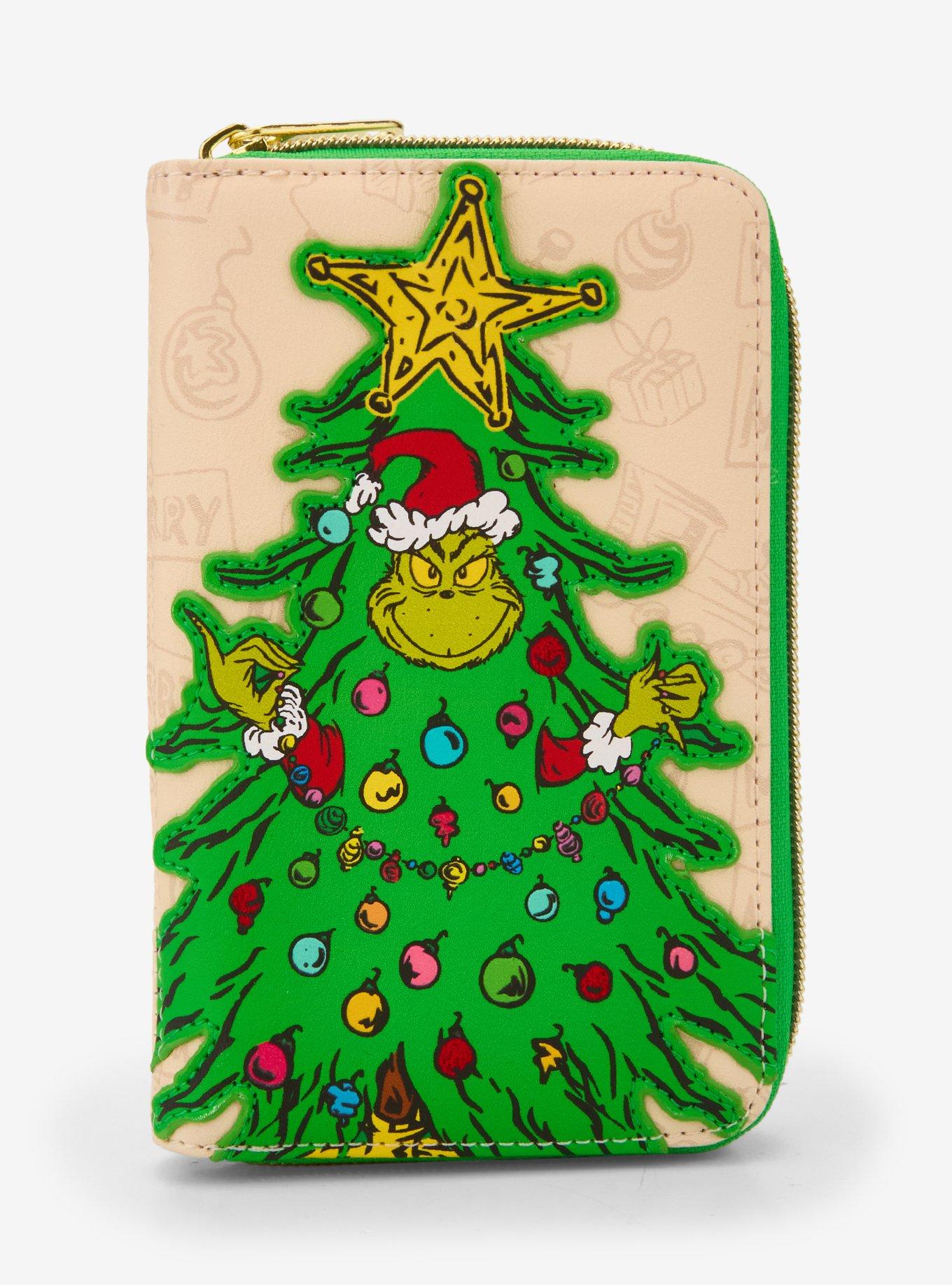 Loungefly How The Grinch Stole Christmas! Grinch Tree Zipper Wallet, , hi-res
