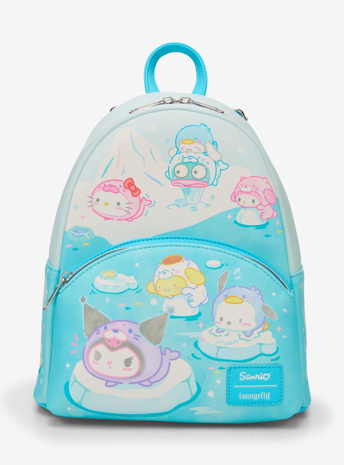 専用　ハンドメイド　キリン型　バッグ　刺繍　猫　イルカ　ミニリュック型ポーチ Loungefly Hello Kitty And Friends Ice Seal Mini Backpack | Hot Topic