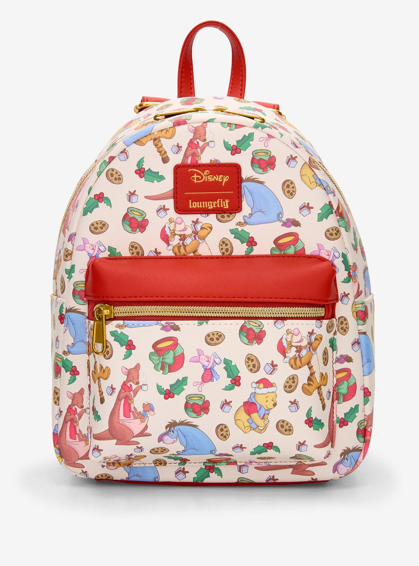 Loungefly Disney Winnie The Pooh Milk & Cookies Holiday Mini Backpack, , hi-res