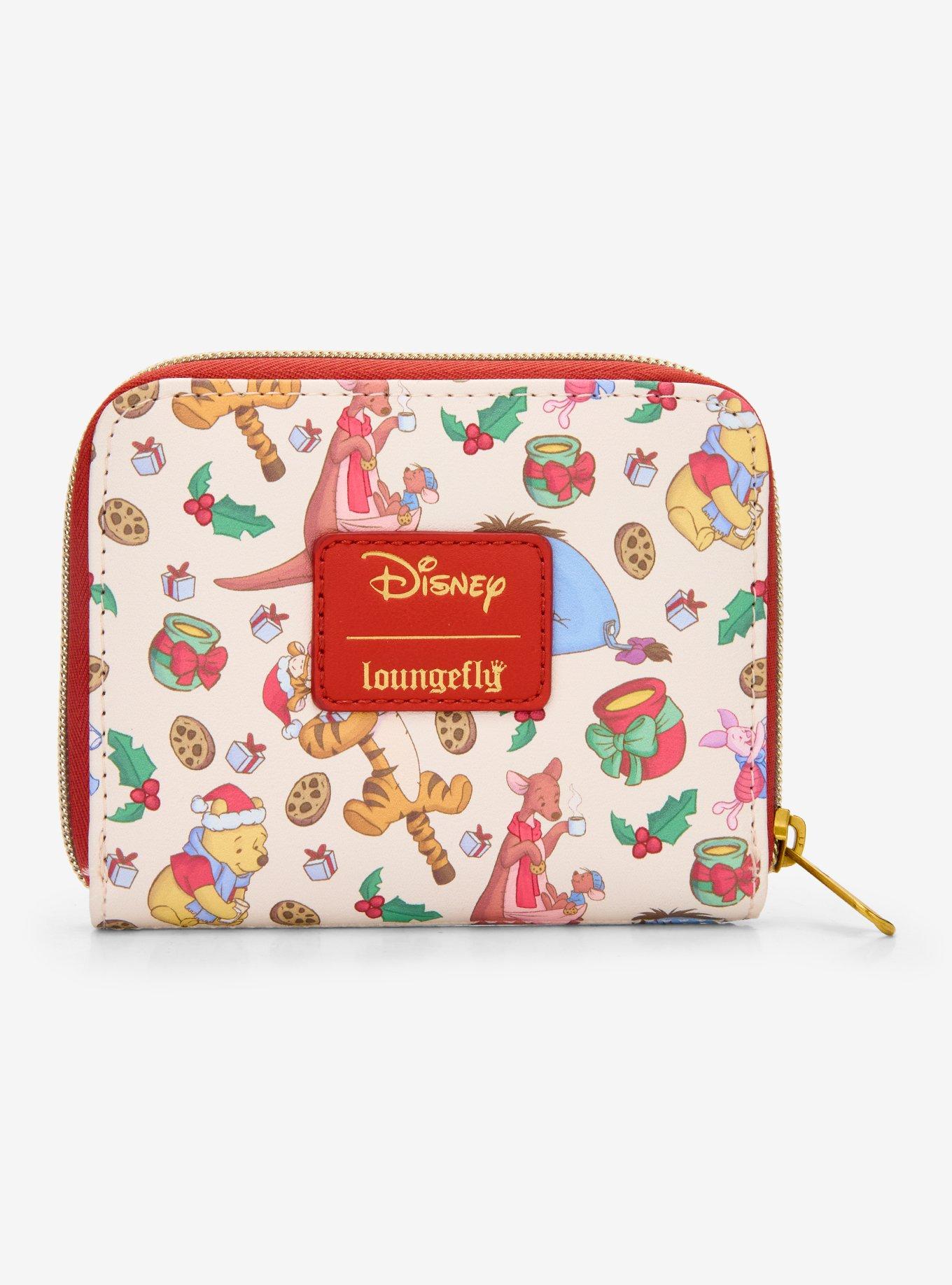 Loungefly Disney Winnie The Pooh Milk & Cookies Holiday Mini Zipper Wallet, , hi-res