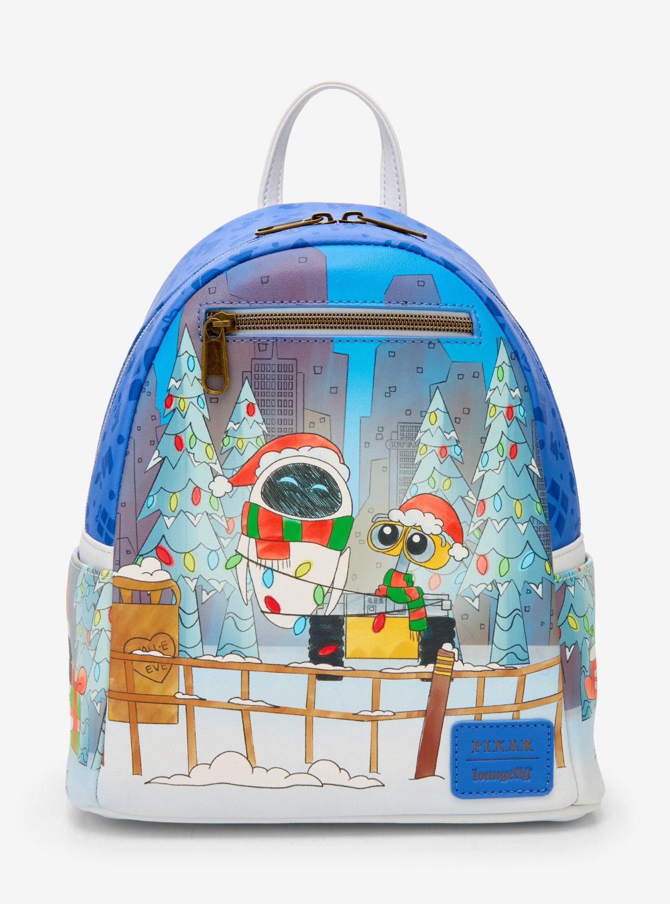 Loungefly Disney Pixar Wall-E & EVE Holiday Mini Backpack, , hi-res