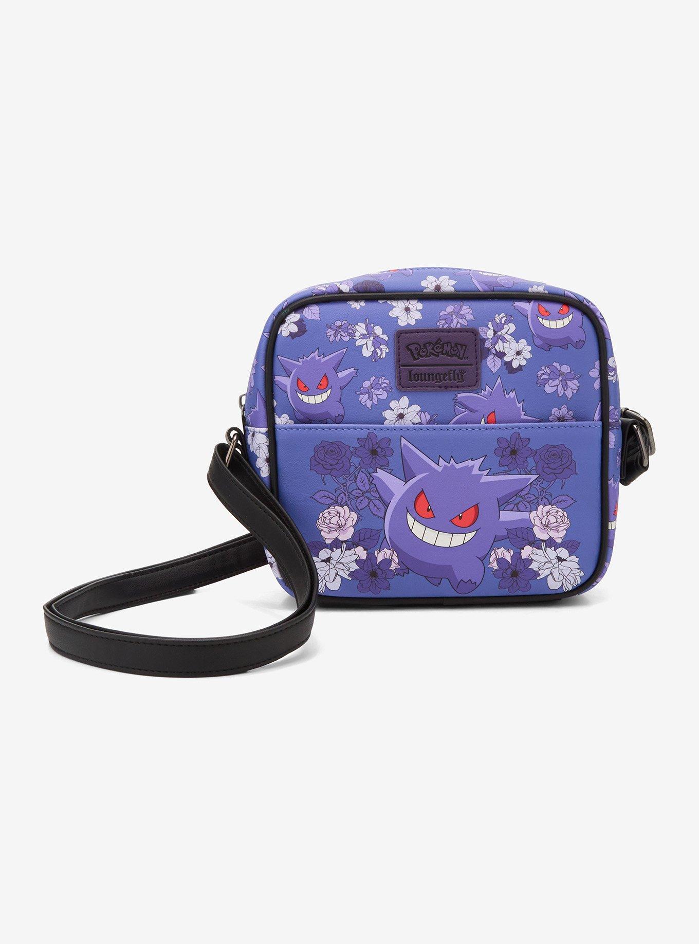 Loungefly Pokémon Gengar Floral Crossbody Bag, , hi-res
