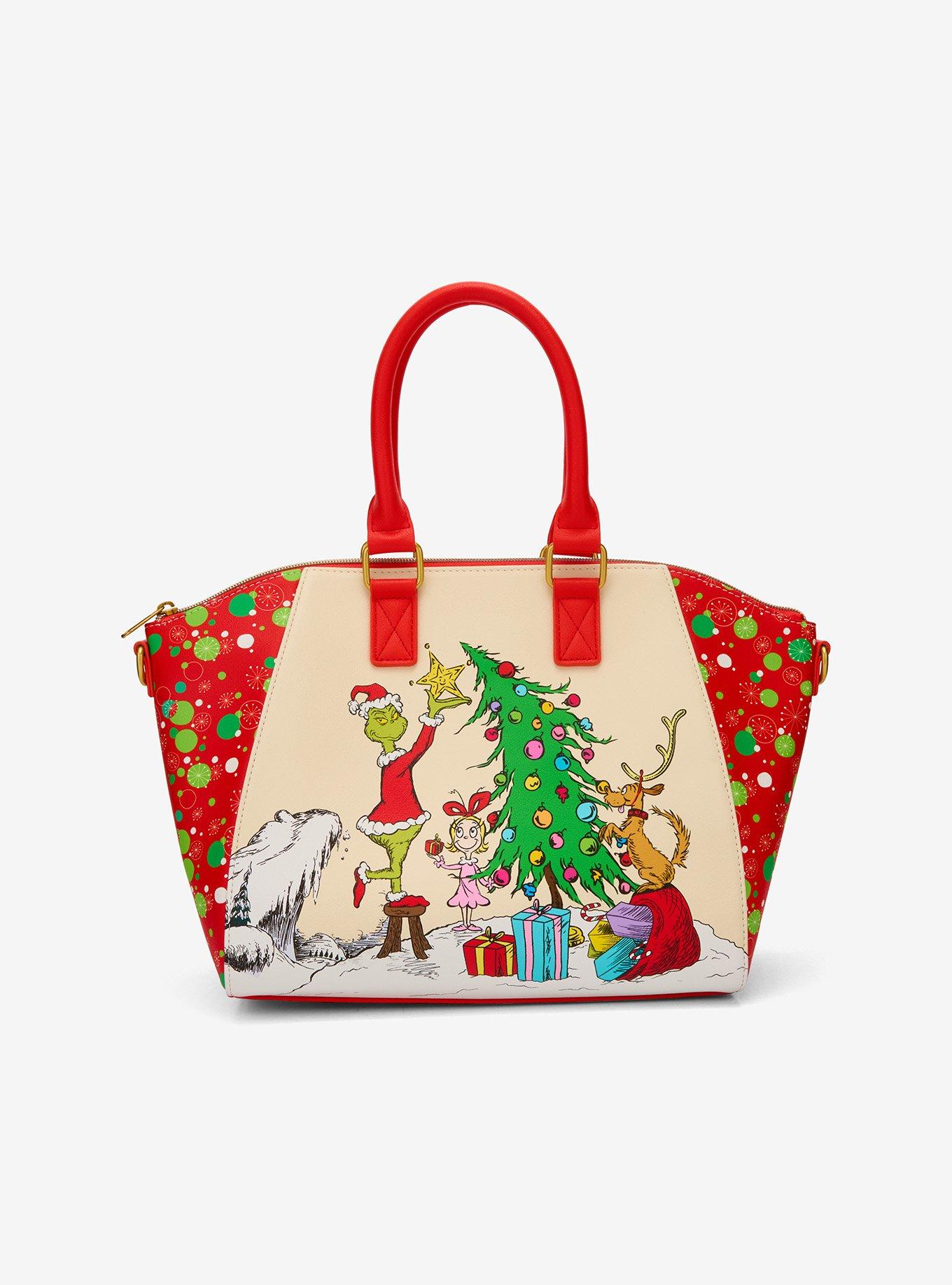 Loungefly Dr. Seuss How The Grinch Stole Christmas! Trio Tree Satchel Bag, , hi-res