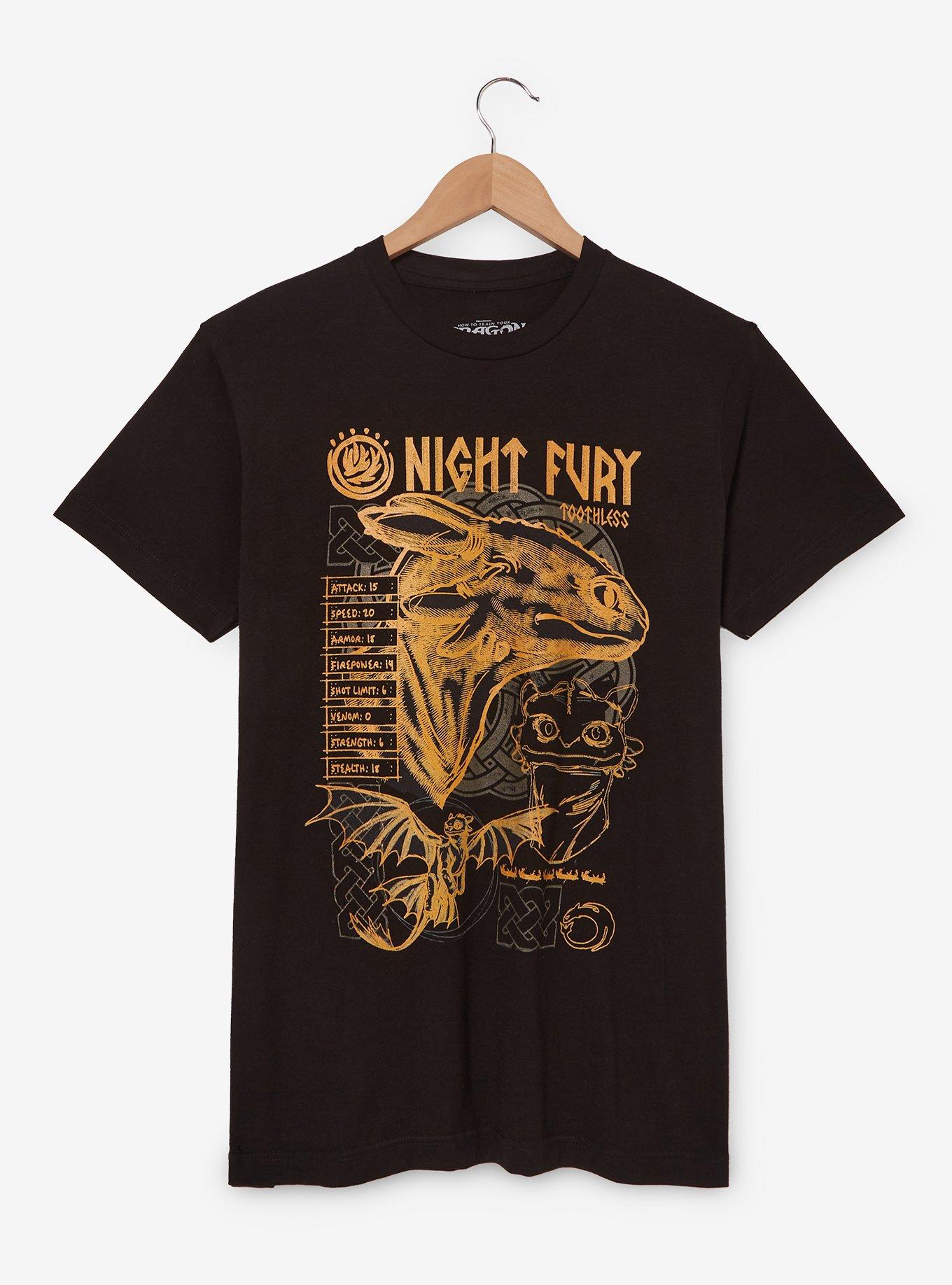 Dreamworks How to Train Your Dragon Toothless Tonal Portrait T-Shirt - BoxLunch Exclusive, , hi-res