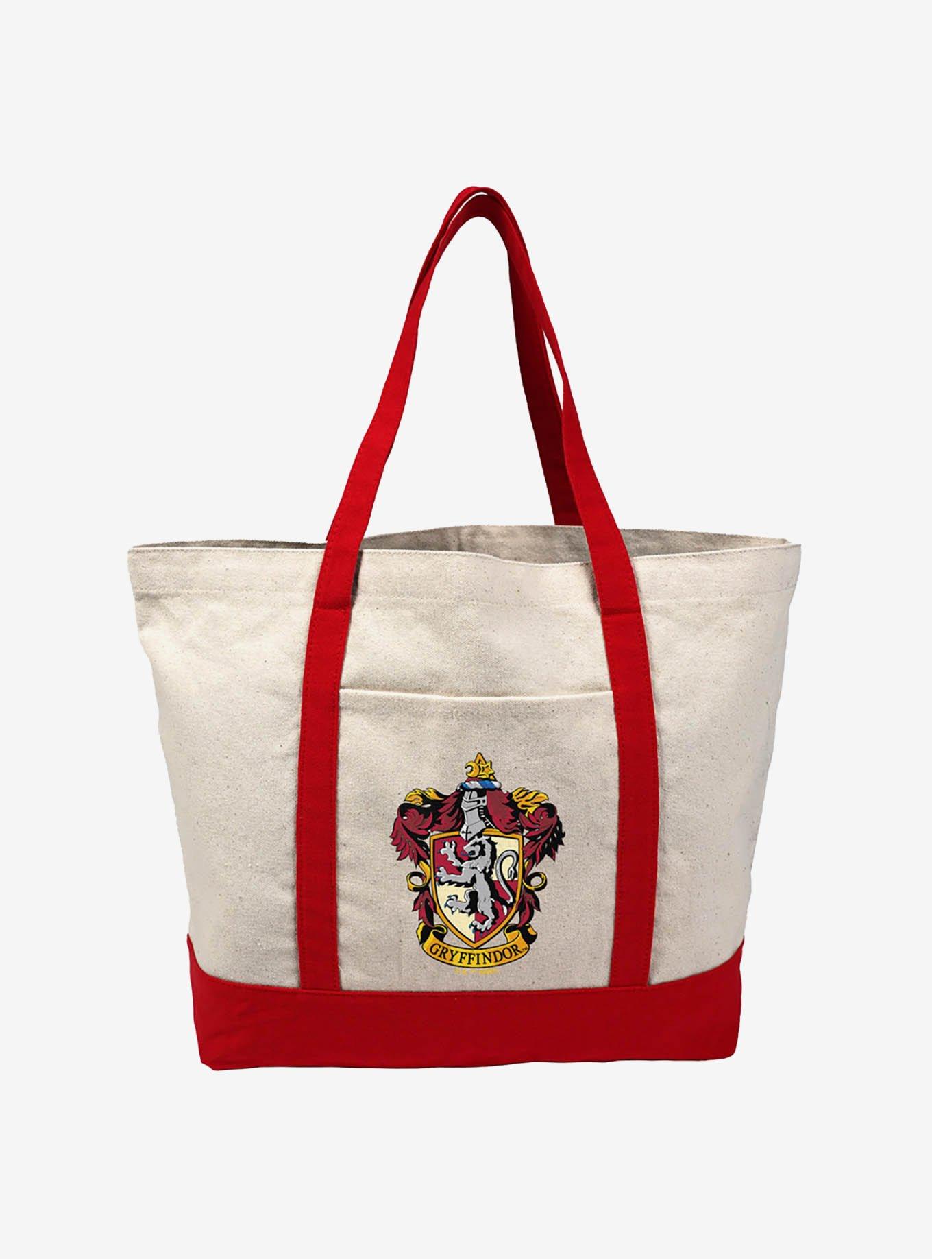 Harry Potter Gryffindor Crest Canvas Tote Bag, , hi-res