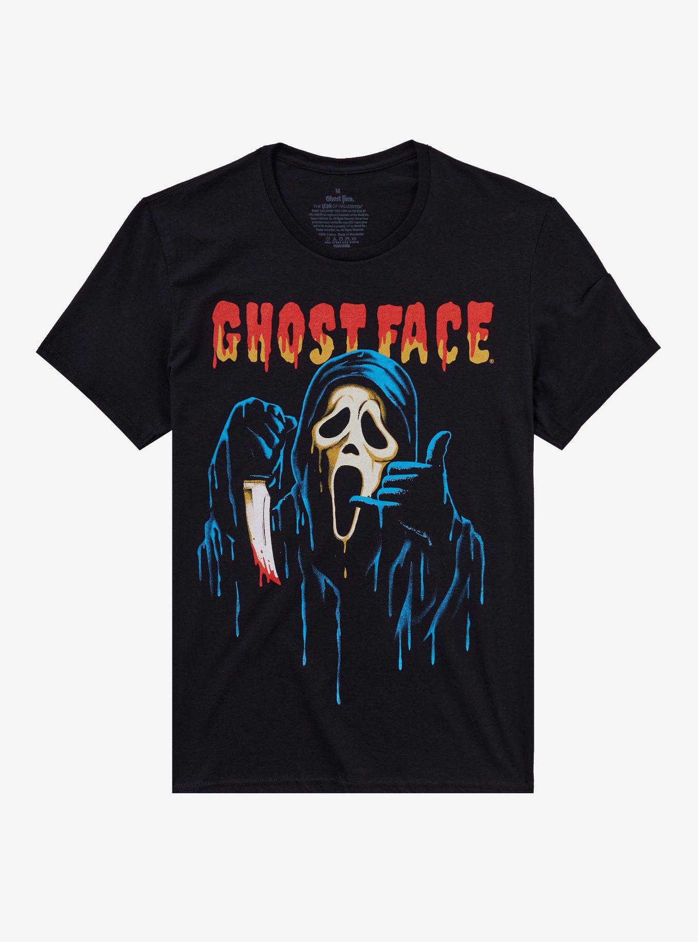 Ghost Face Drippy T-Shirt, , hi-res
