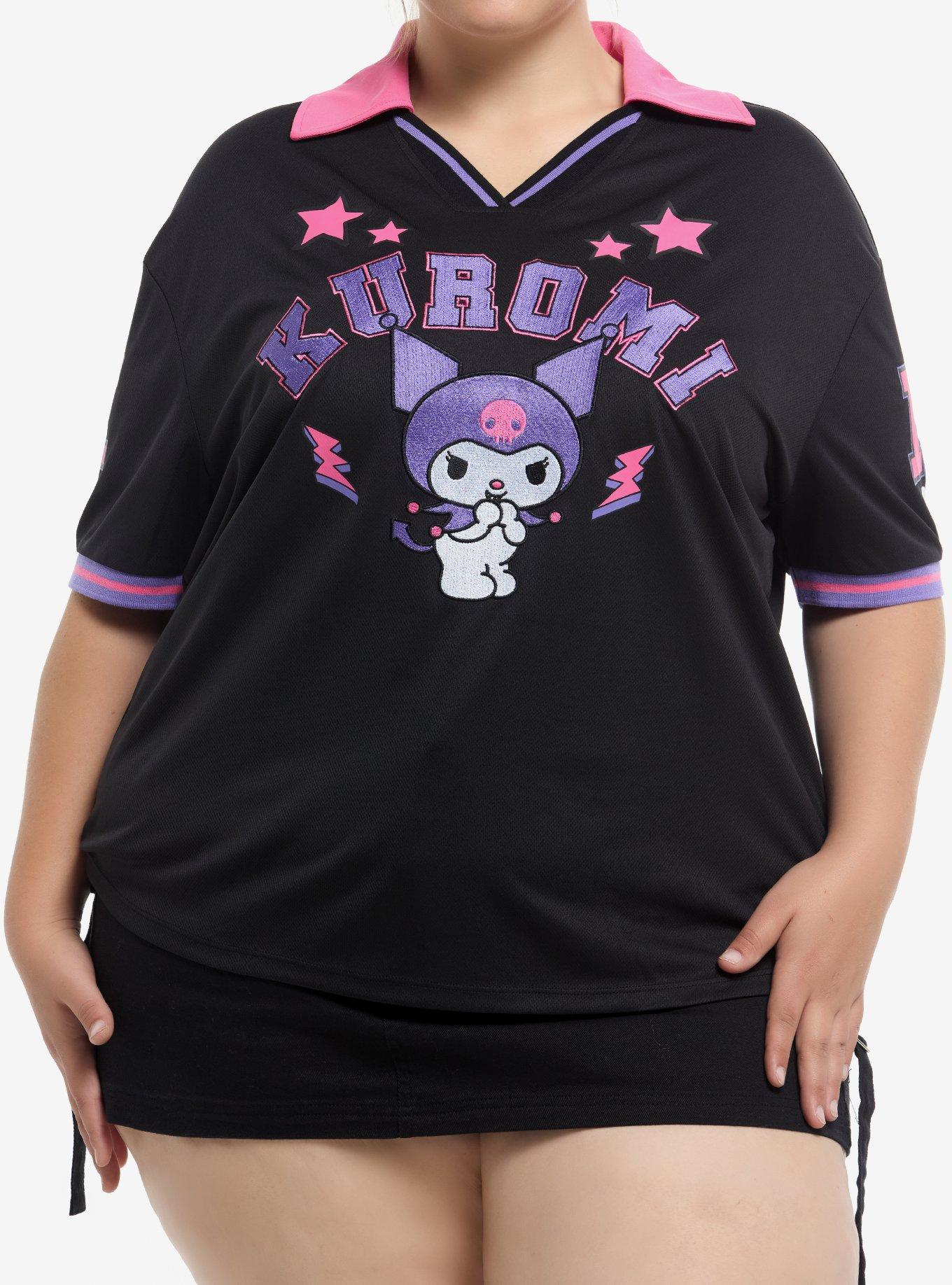 Kuromi Collar Girls Jersey Plus Size, , hi-res