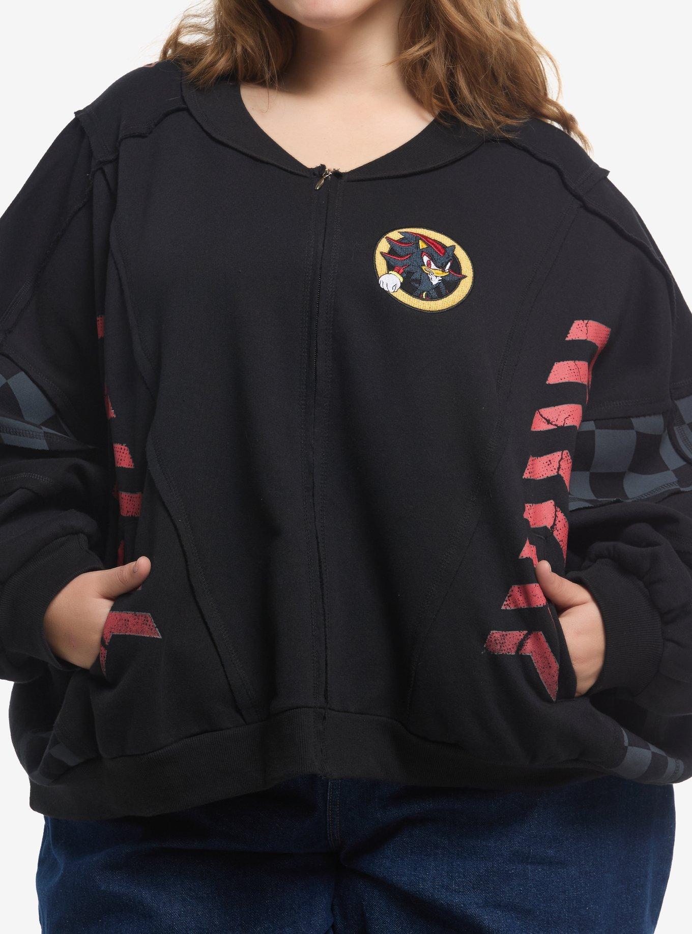 Sonic The Hedgehog Shadow Girls Bomber Jacket Plus Size, , hi-res