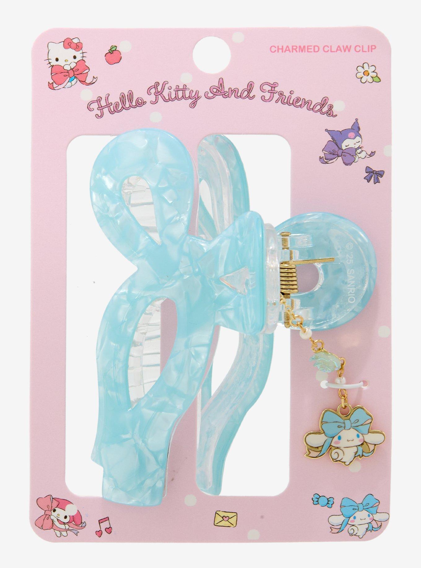 Sanrio Cinnamoroll Bow Claw Clip with Charm — BoxLunch Exclusive, , hi-res