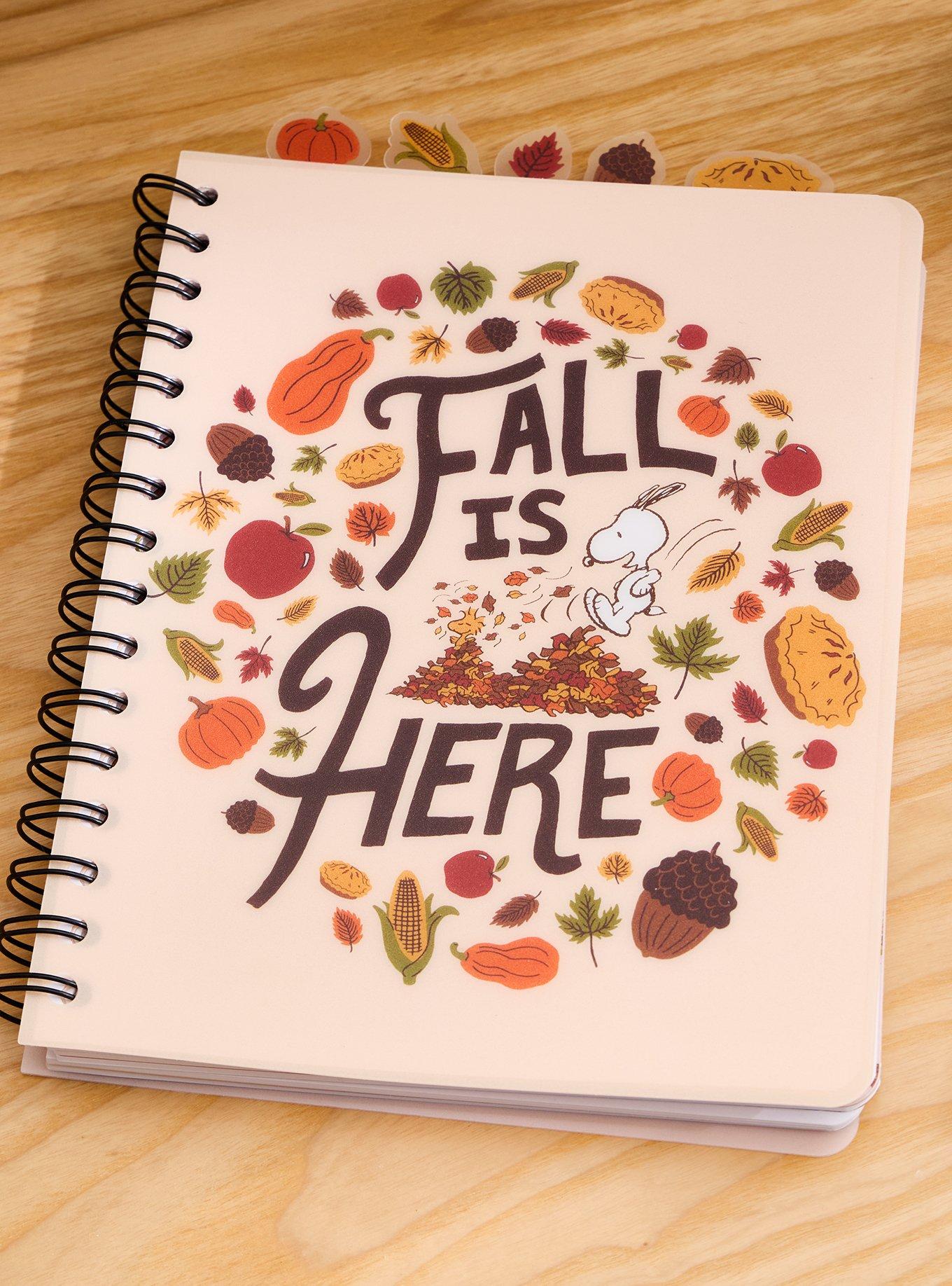 Peanuts Snoopy Fall Is Here Figural Tab Journal &mdash; BoxLunch Exclusive, , hi-res