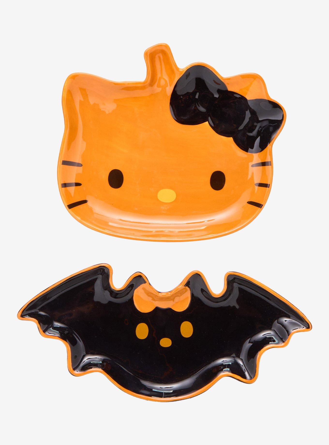 Sanrio Hello Kitty & Bat Halloween Treat Plate — BoxLunch Exclusive, , hi-res