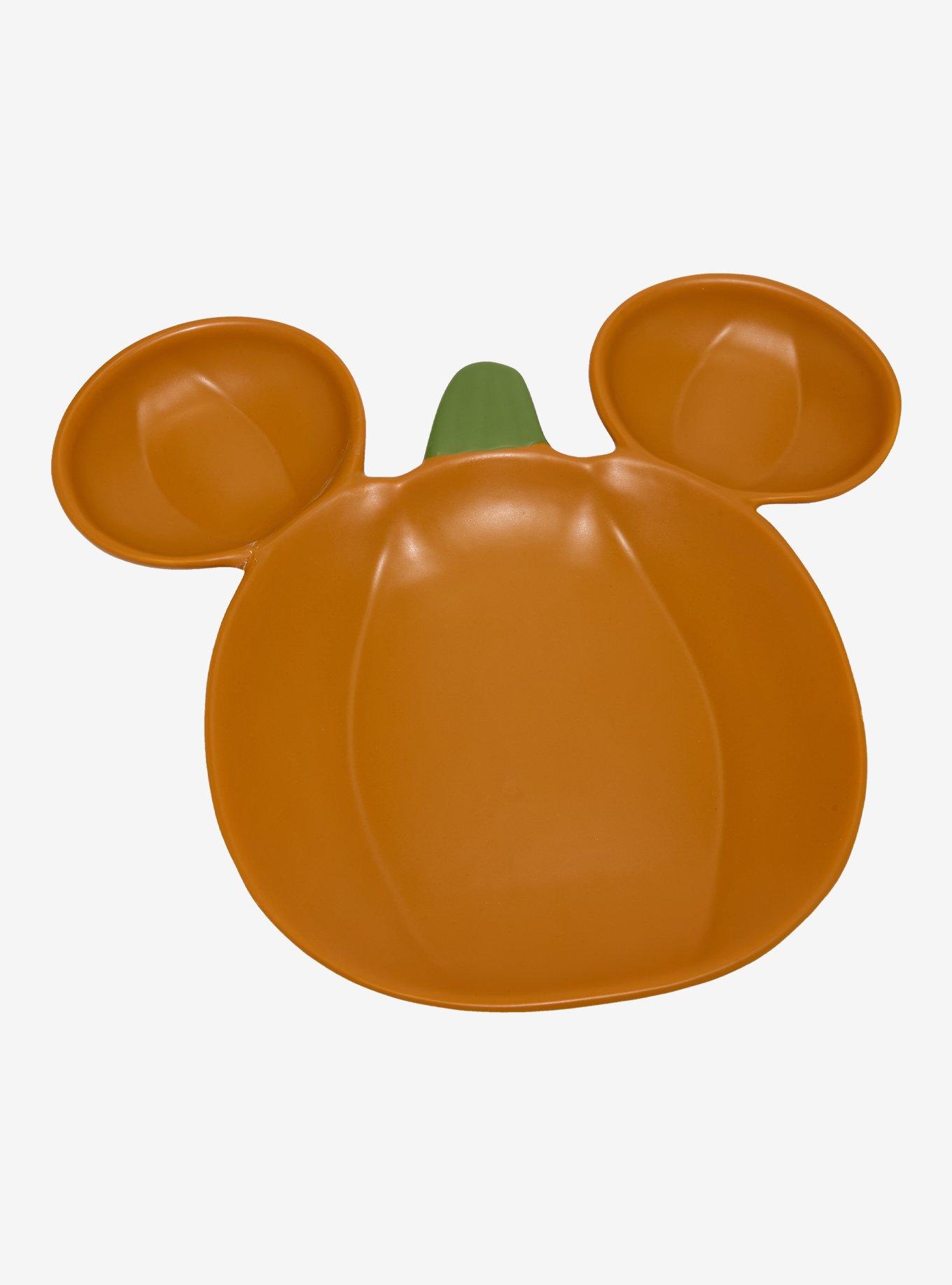 Disney Mickey Mouse Pumpkin Figural Serving Plate - BoxLunch Exclusive, , hi-res