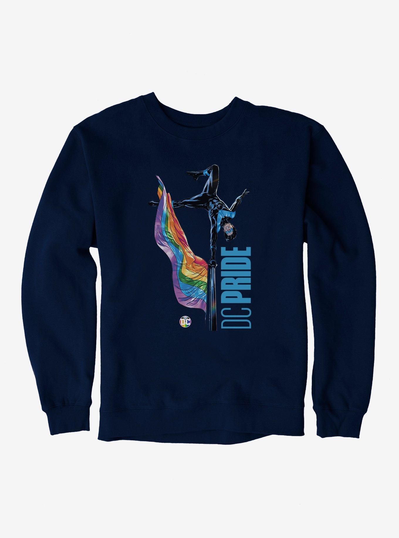 DC Batman Nightwing Pride Sweatshirt, , hi-res