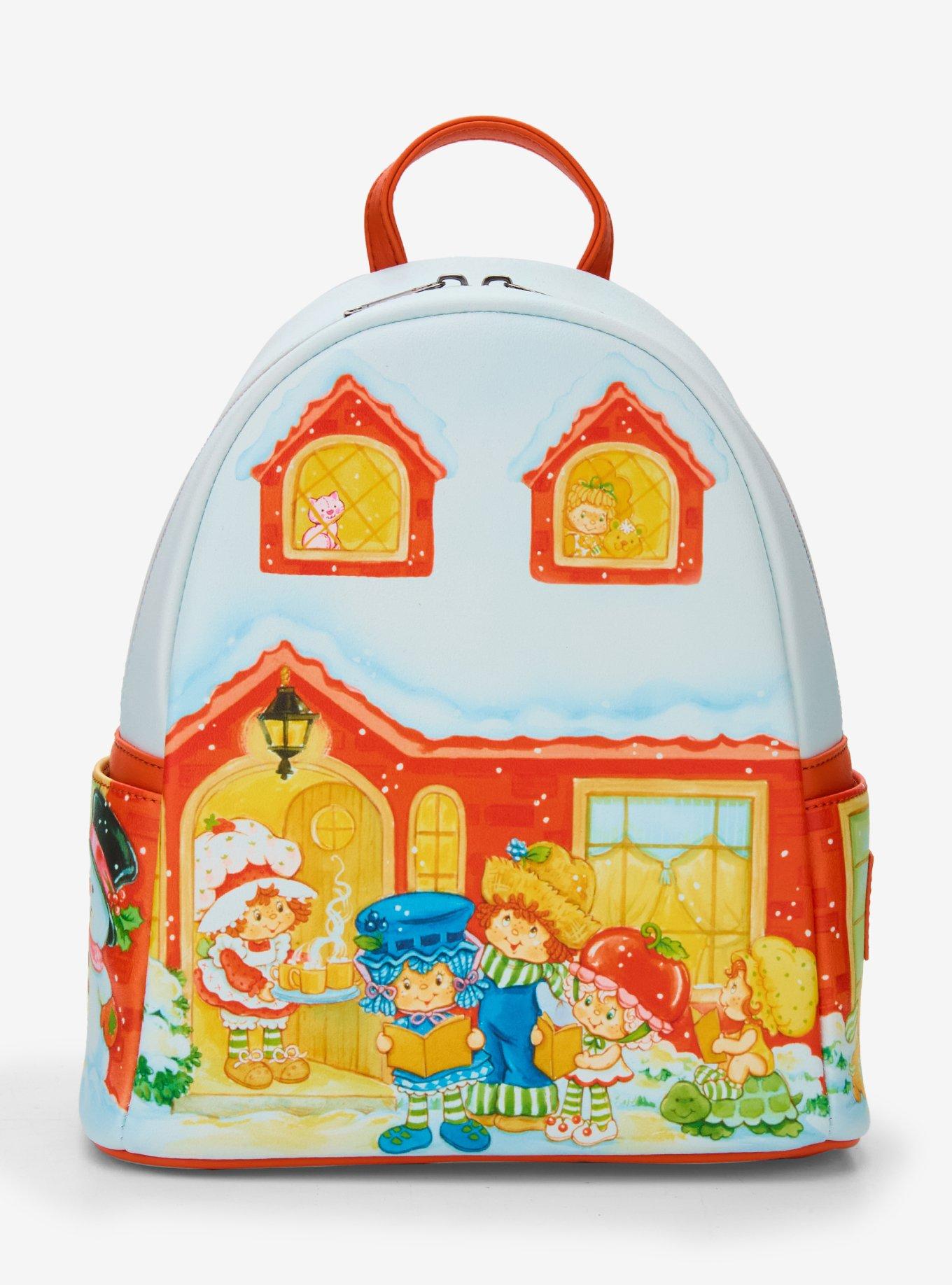 Loungefly Strawberry Shortcake And Friends Caroling Holiday Mini Backpack, , hi-res