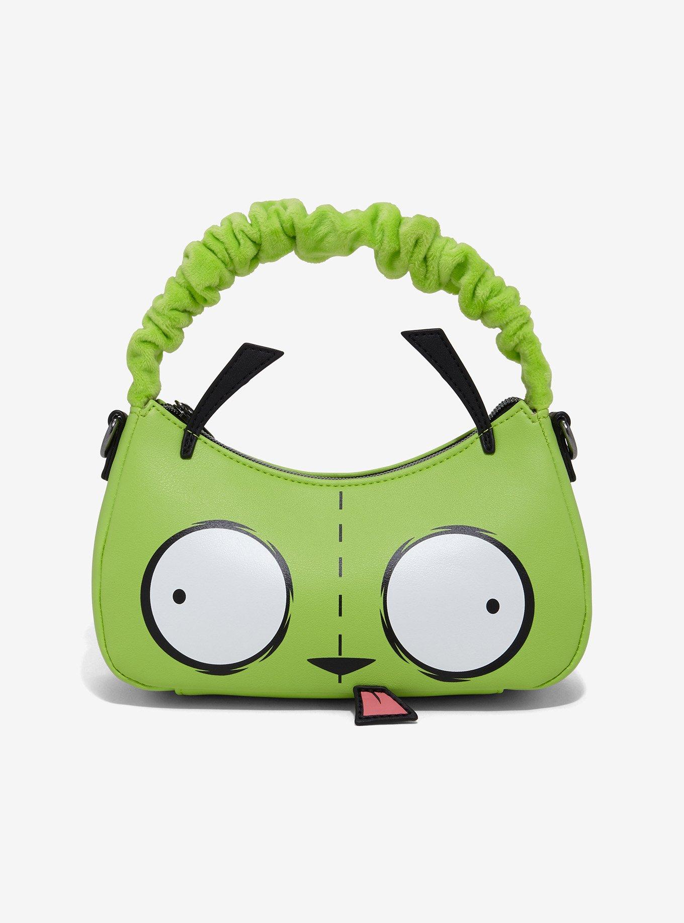 Loungefly Invader Zim GIR Fuzzy Handle Crossbody Bag, , hi-res