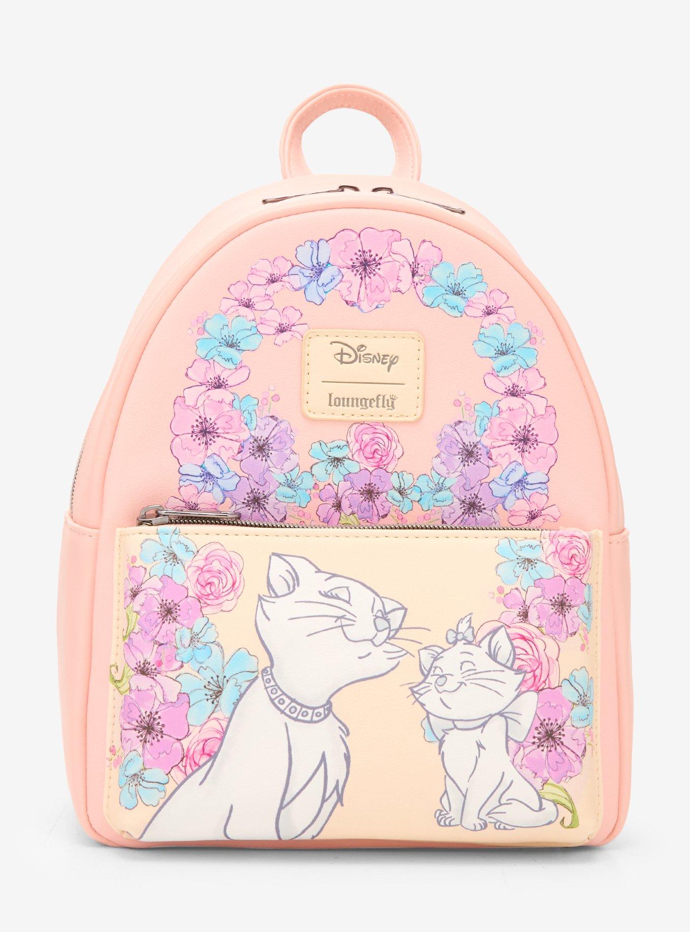 Loungefly Disney The Aristocats Duchess & Marie Floral Mini Backpack, , hi-res