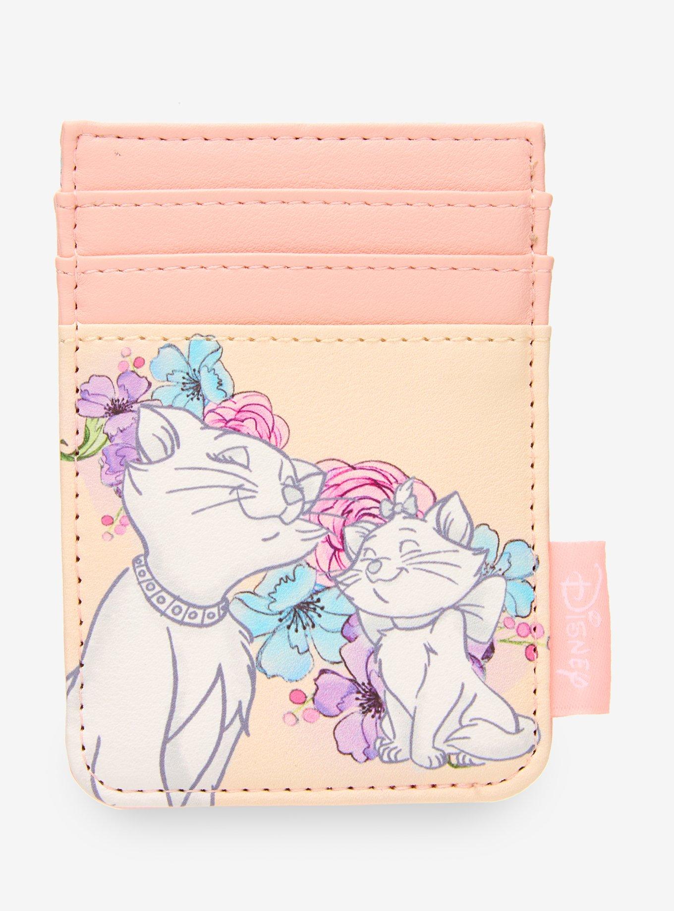 Loungefly Disney The Aristocats Duchess & Marie Floral Vertical Cardholder, , hi-res