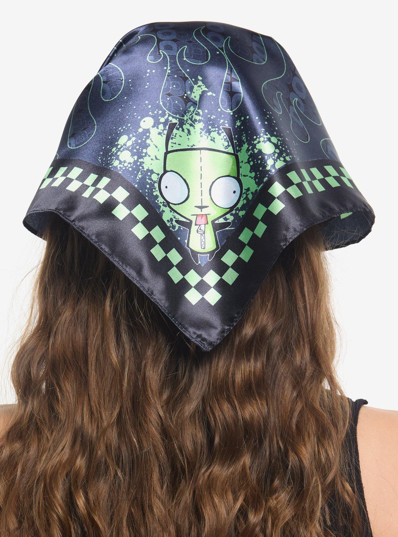 Invader Zim GIR Flames Hair Scarf, , hi-res