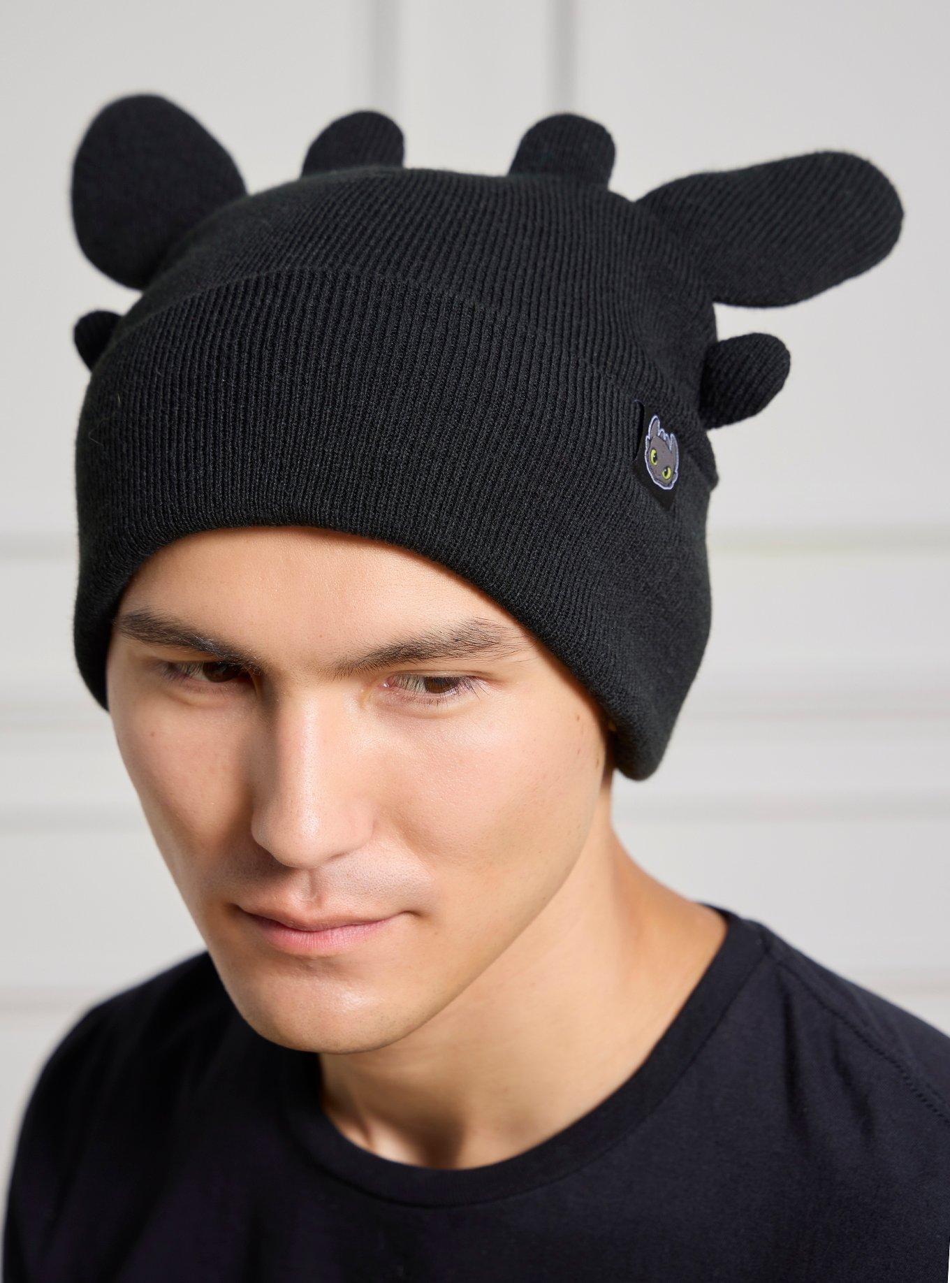 DreamWorks How to Train Your Dragon Toothless Figural Beanie — BoxLunch Exclusive, , hi-res