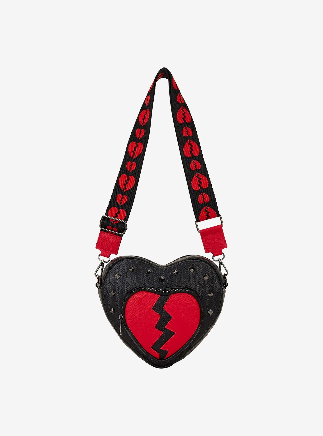 Loungefly Broken Heart Figural Crossbody Bag, , hi-res