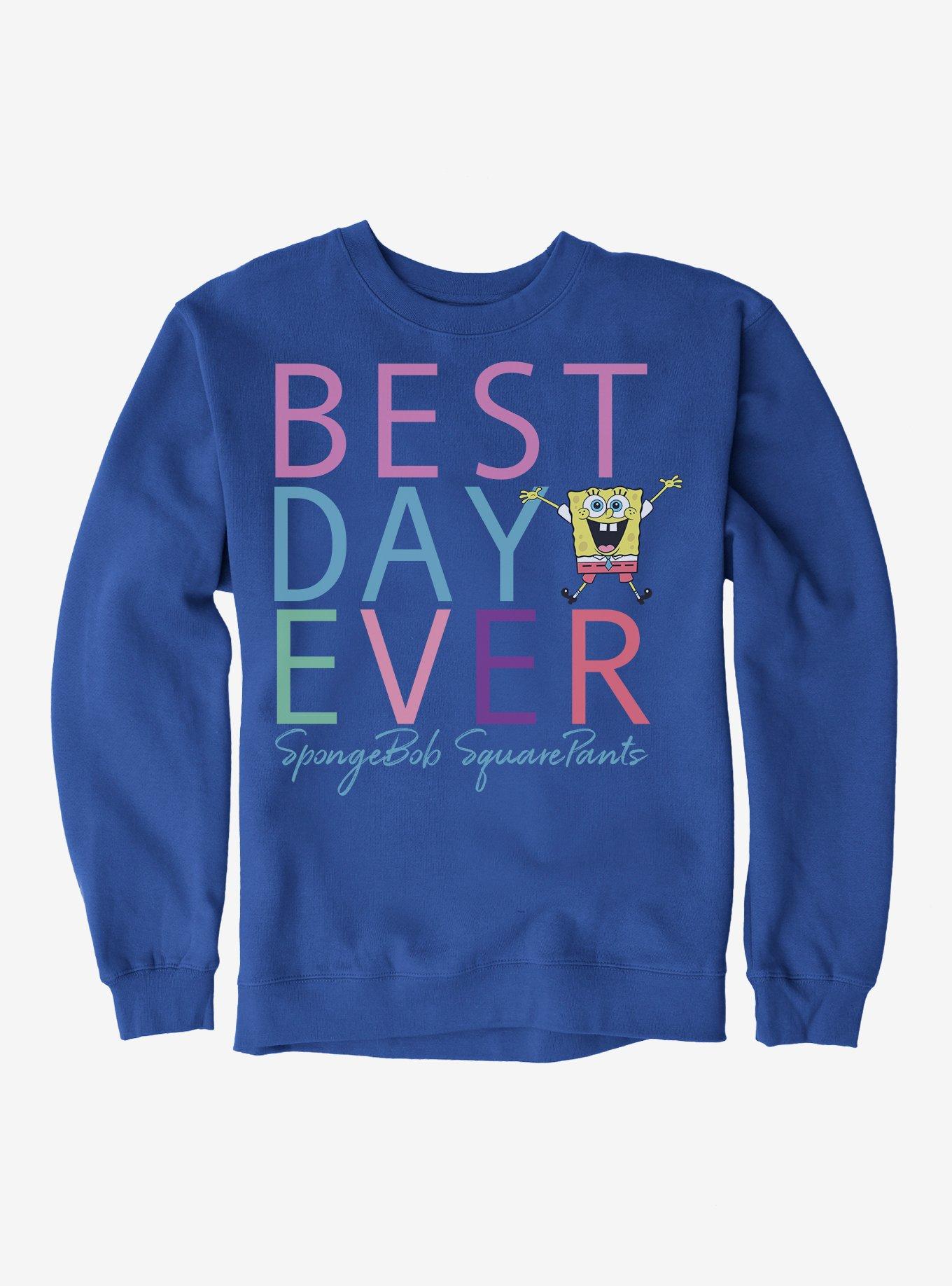 SpongeBob SquarePants Best Day Ever Rainbow Sweatshirt, , hi-res
