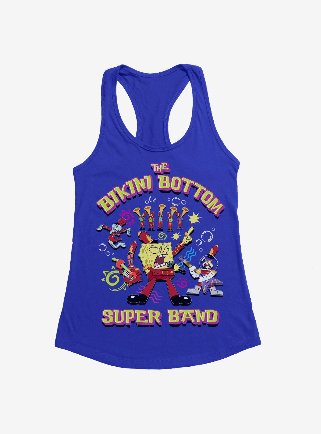 SpongeBob SquarePants Bikini Bottom Super Band Womens Tank Top, , hi-res