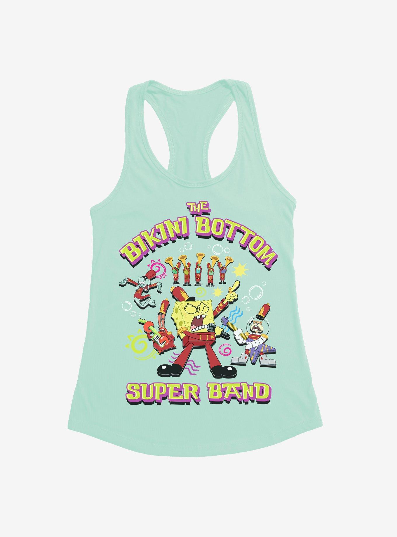 SpongeBob SquarePants Bikini Bottom Super Band Womens Tank Top, , hi-res