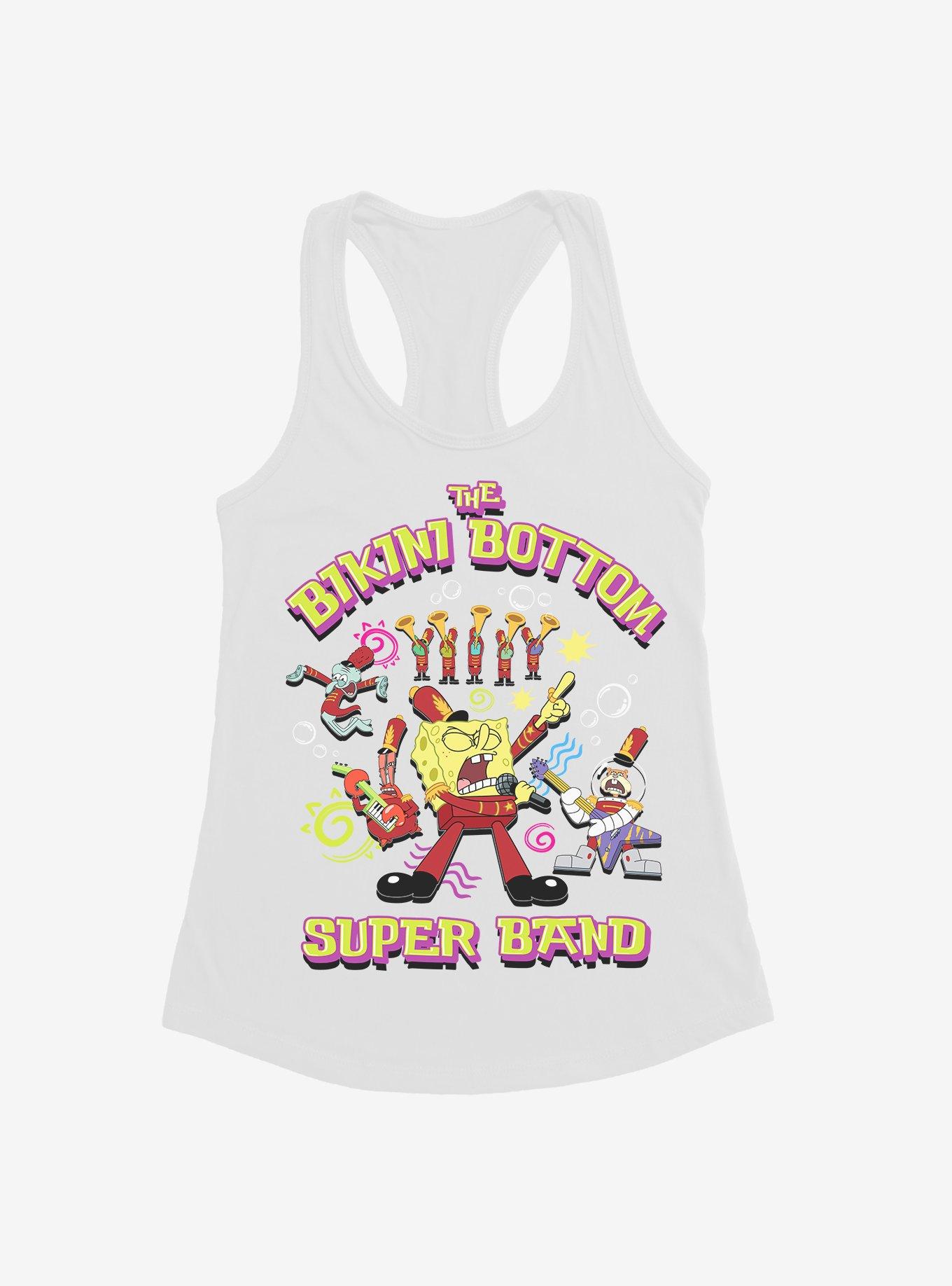 SpongeBob SquarePants Bikini Bottom Super Band Womens Tank Top, , hi-res