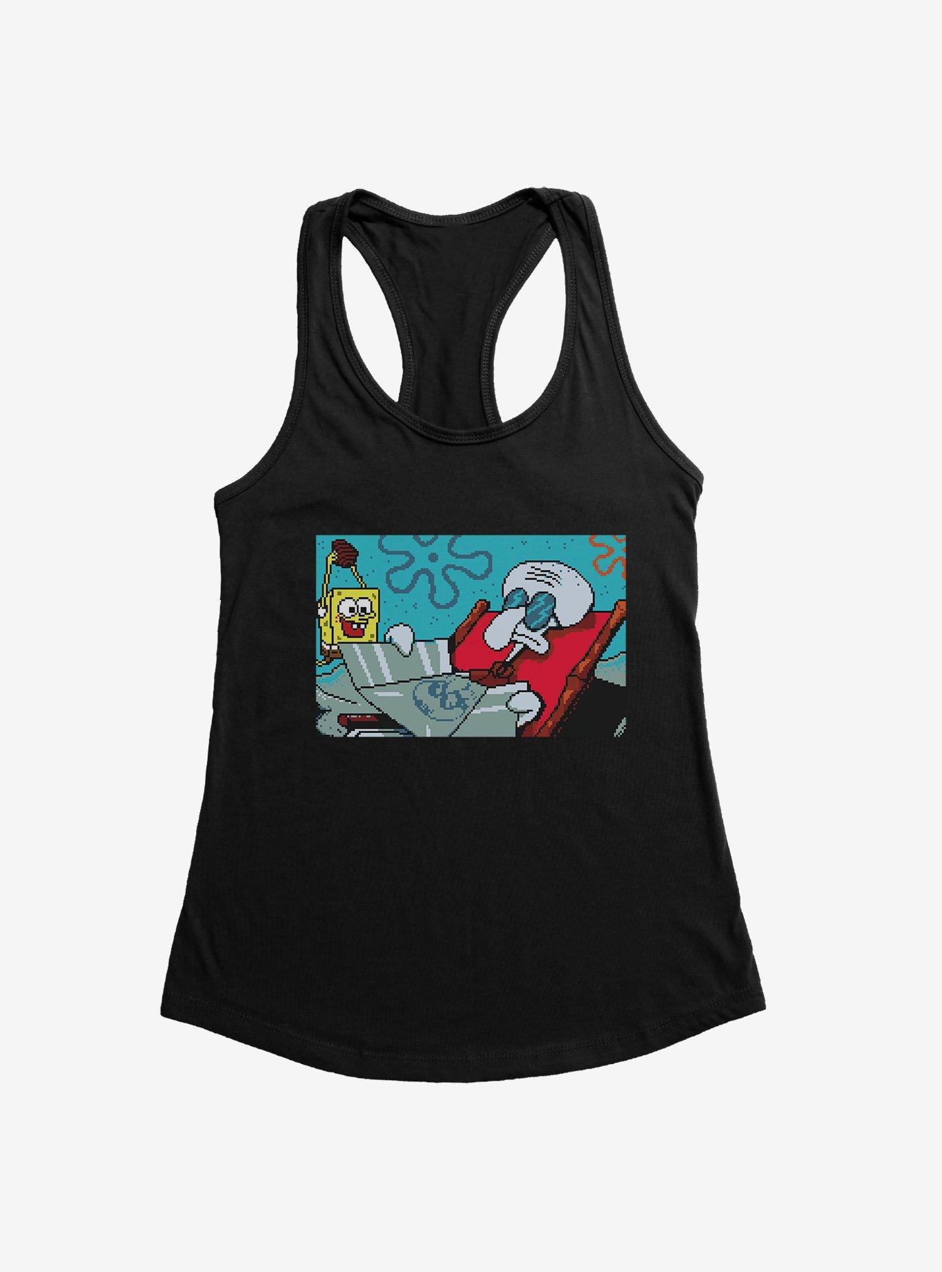 SpongeBob SquarePants Squidward Tanning Womens Tank Top, , hi-res