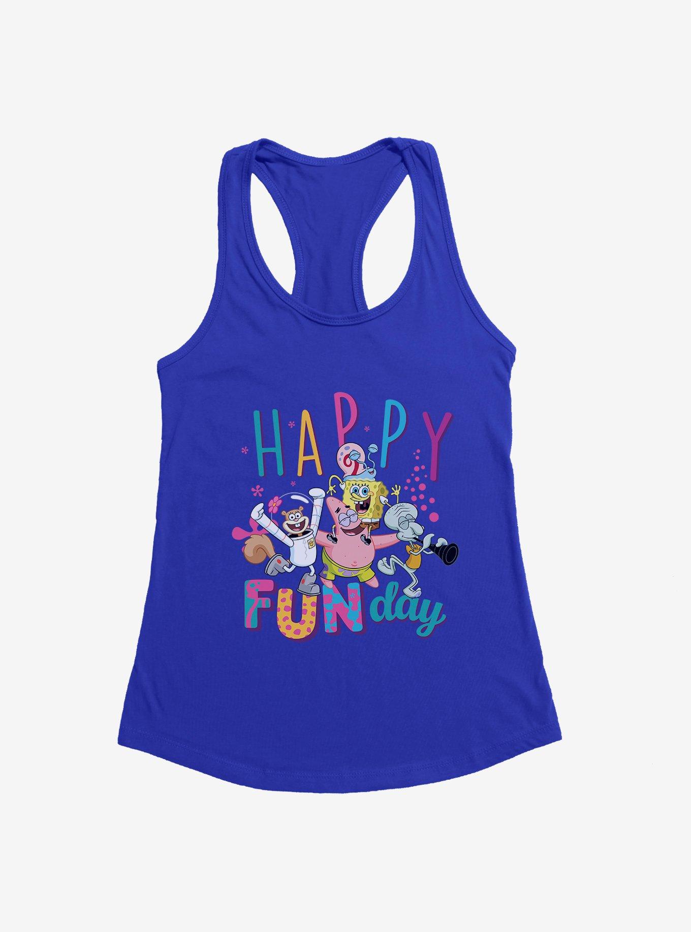 SpongeBob SquarePants Happy Fun Day Womens Tank Top, , hi-res