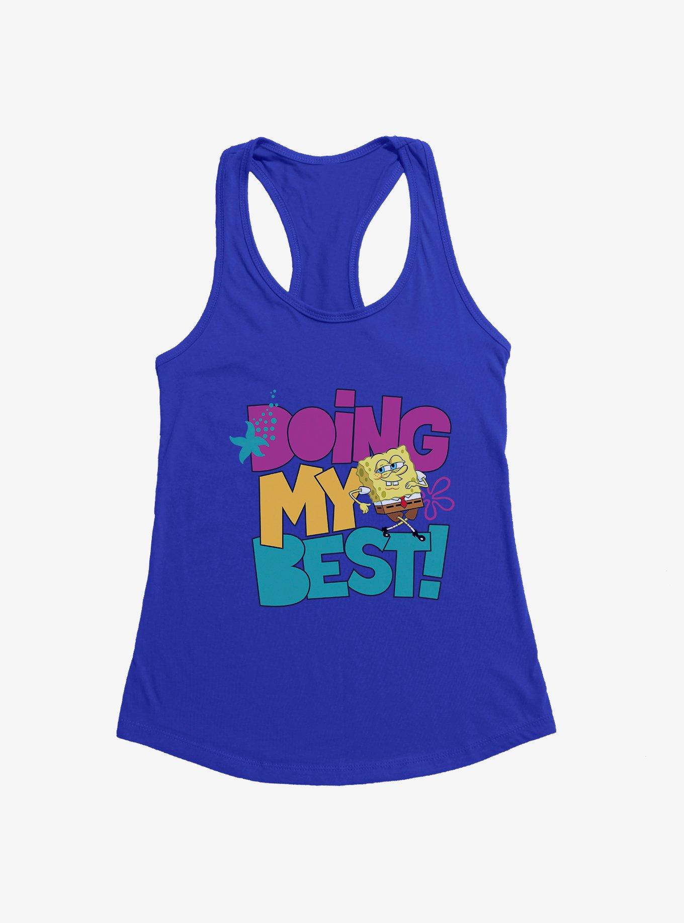 SpongeBob SquarePants Doing My Best! Womens Tank Top, , hi-res