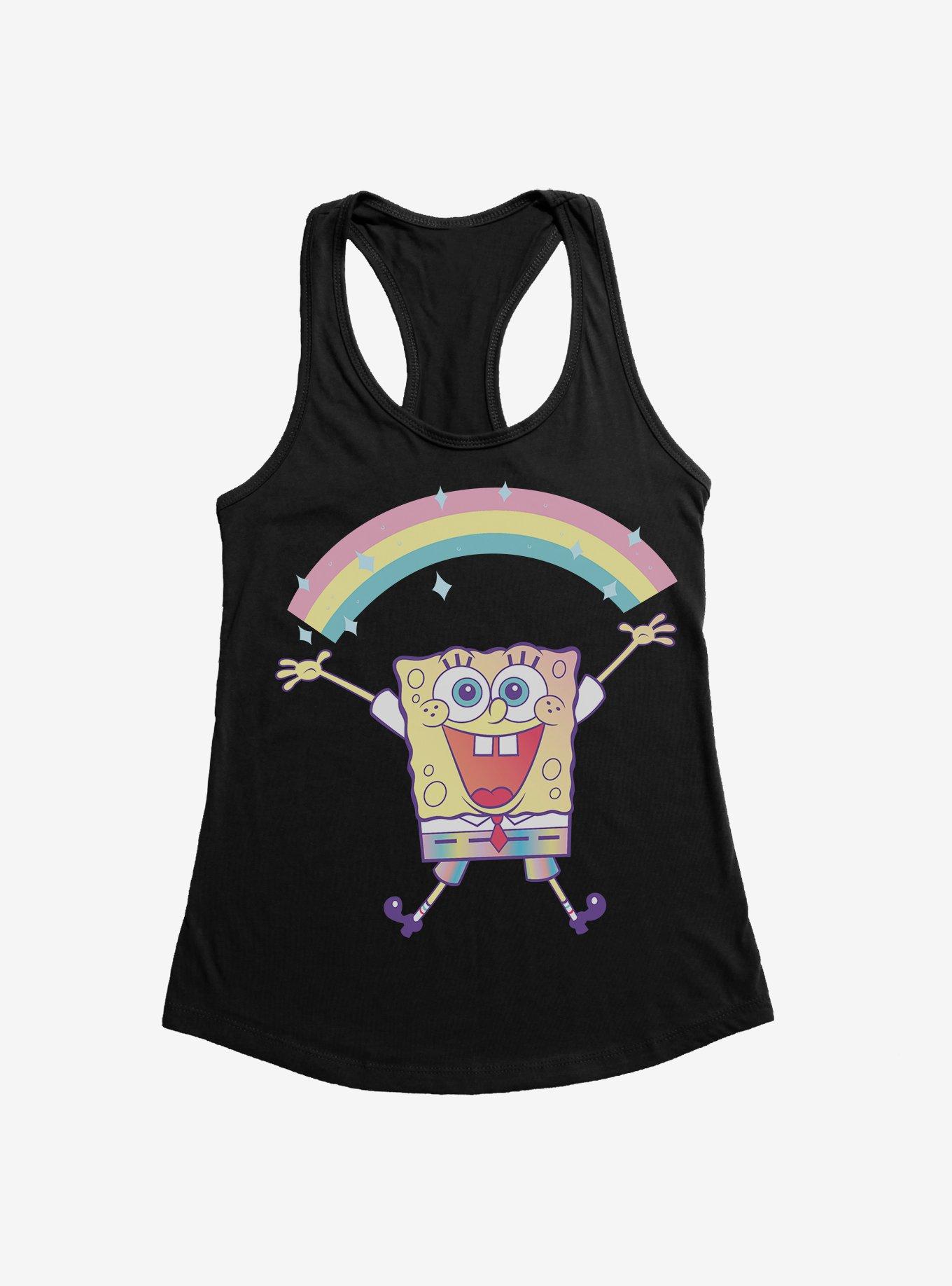 SpongeBob SquarePants Rainbow Sparkle Womens Tank Top, , hi-res