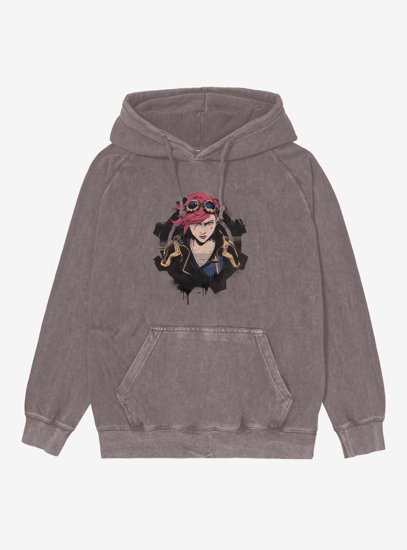 Arcane Vi Mineral Wash Hoodie, DUSTY ROSE, hi-res