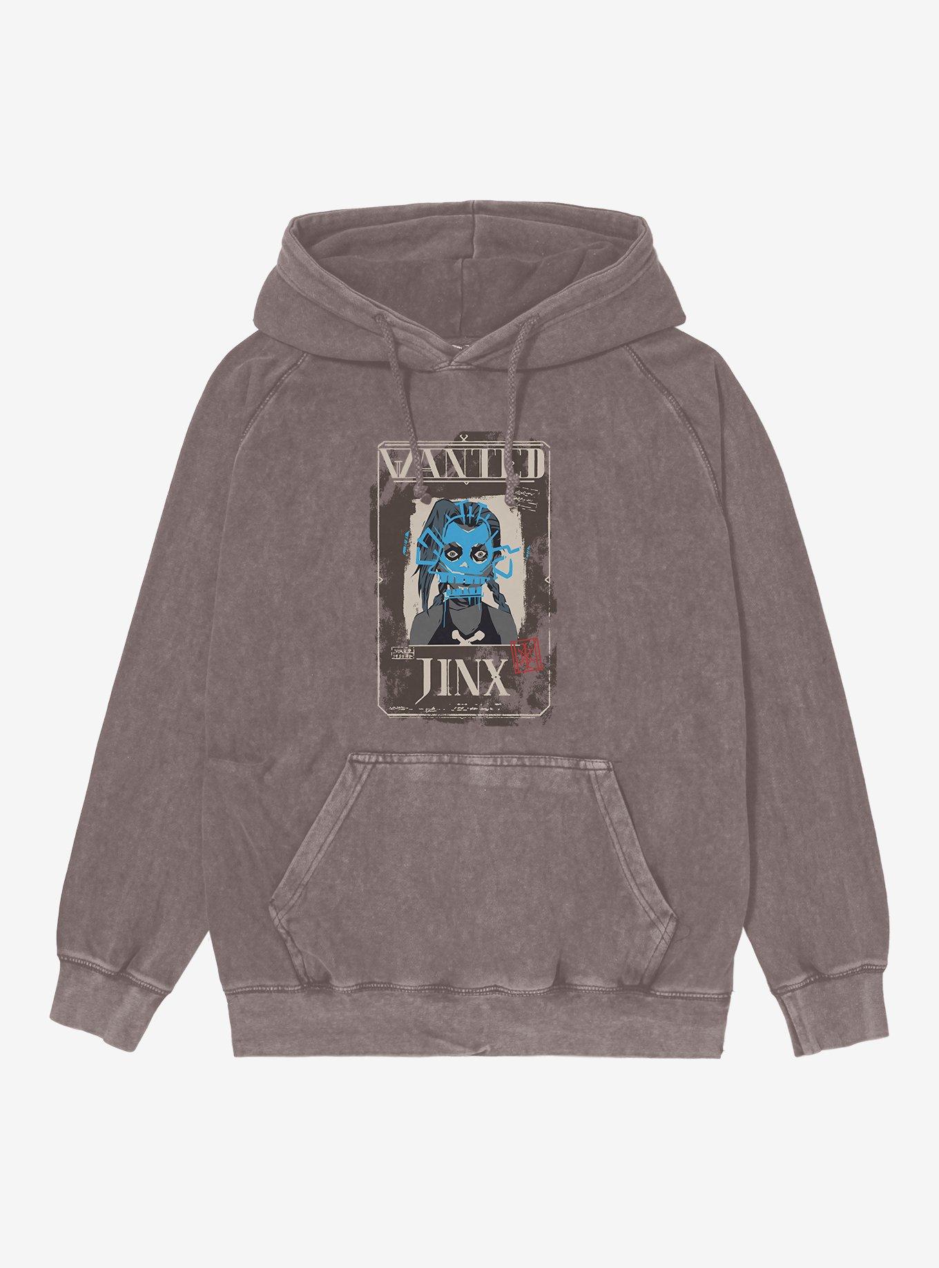 Arcane Jinx Wanted Mineral Wash Hoodie, DUSTY ROSE, hi-res