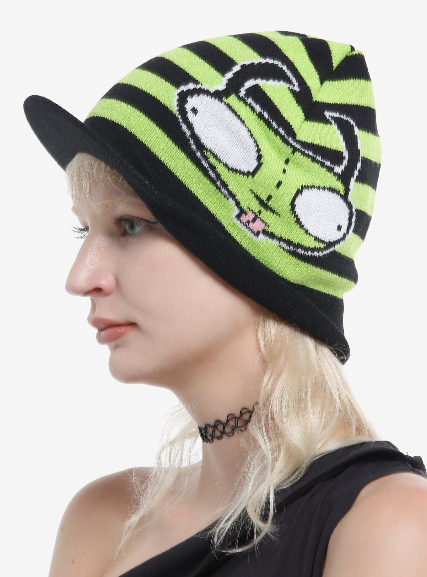 Invader Zim GIR Stripe Knit Cap, , hi-res