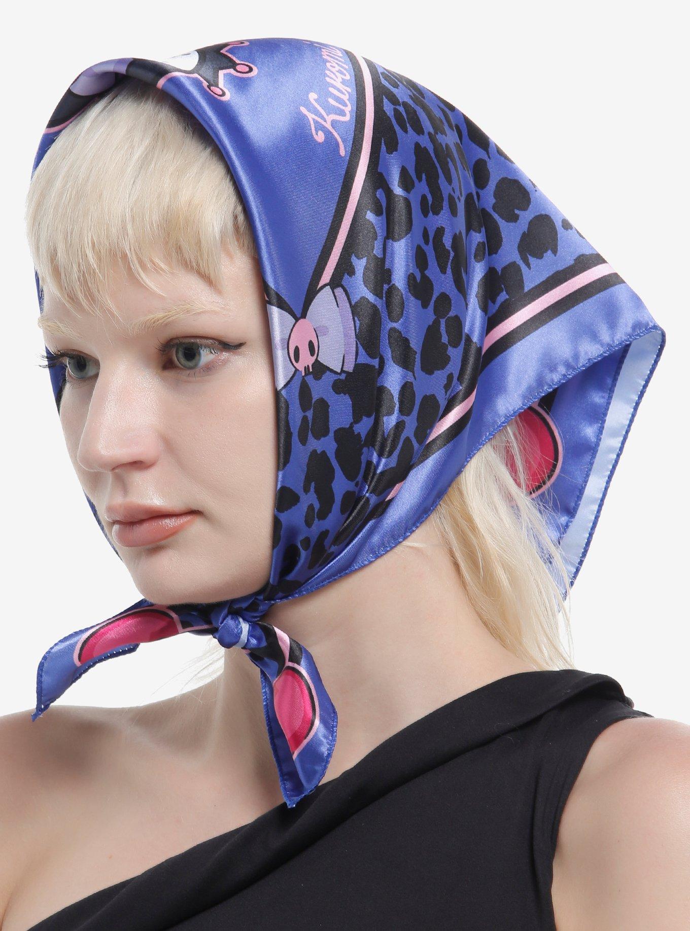 Kuromi Leopard Hair Scarf, , hi-res