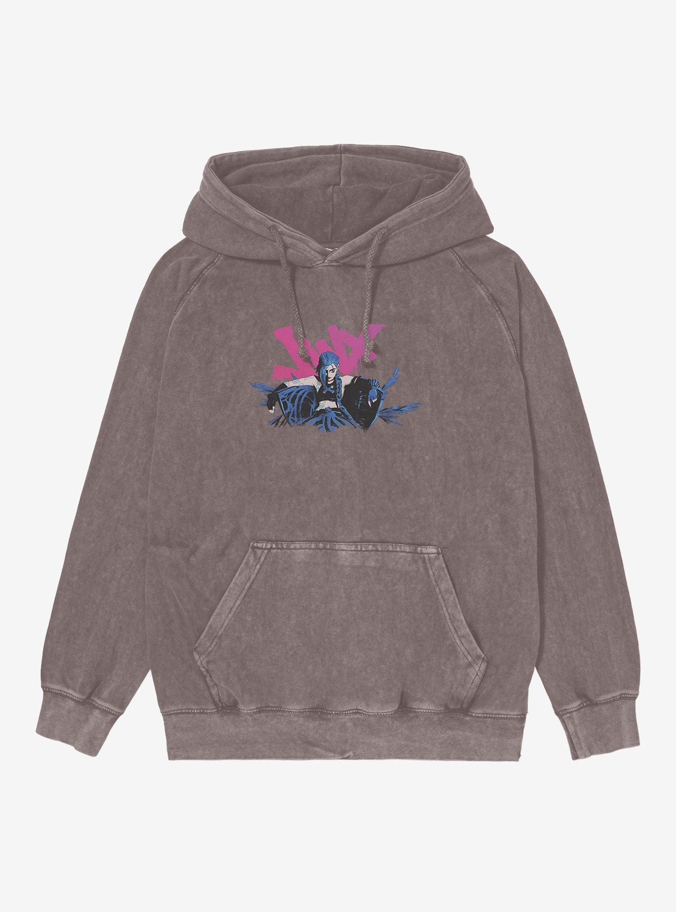 Arcane Jinx Mineral Wash Hoodie,All Products : American Fashion Style Bags On Sale