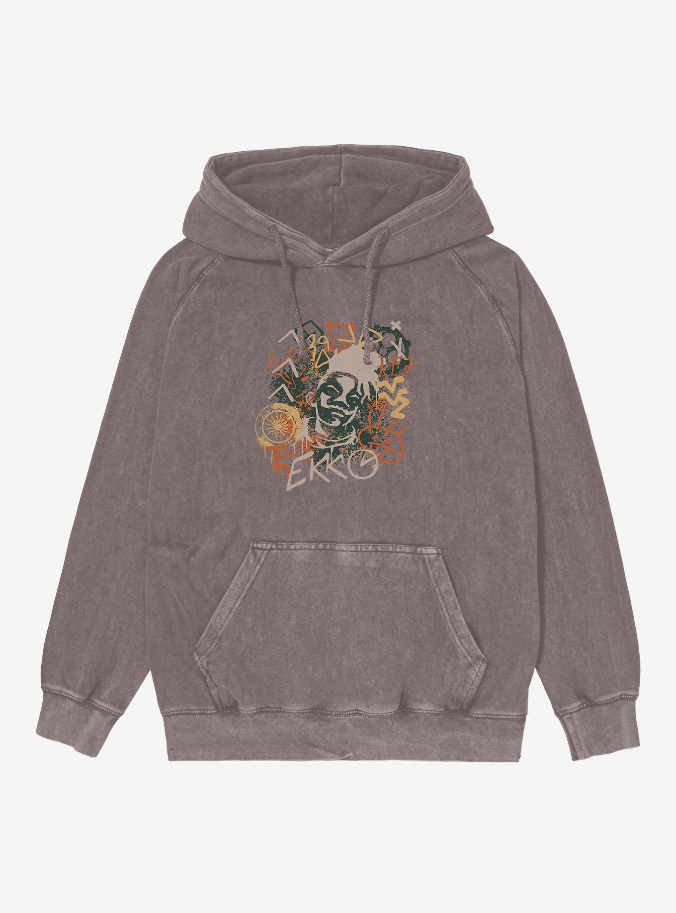 Arcane Ekko Mineral Wash Hoodie,All Products : American Fashion Style Bags On Sale