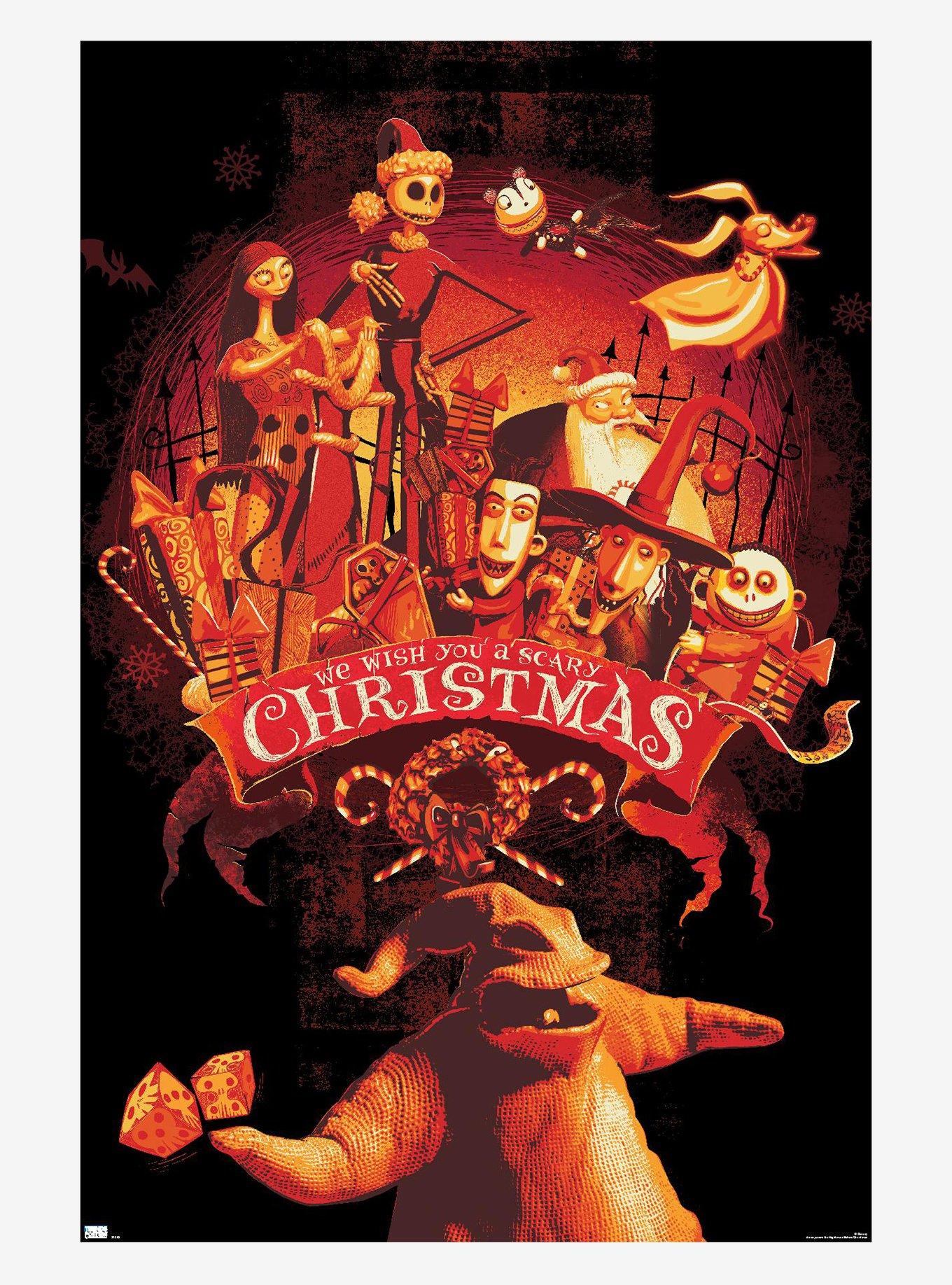 The Nightmare Before Christmas Wish You A Scary Christmas Poster, , hi-res