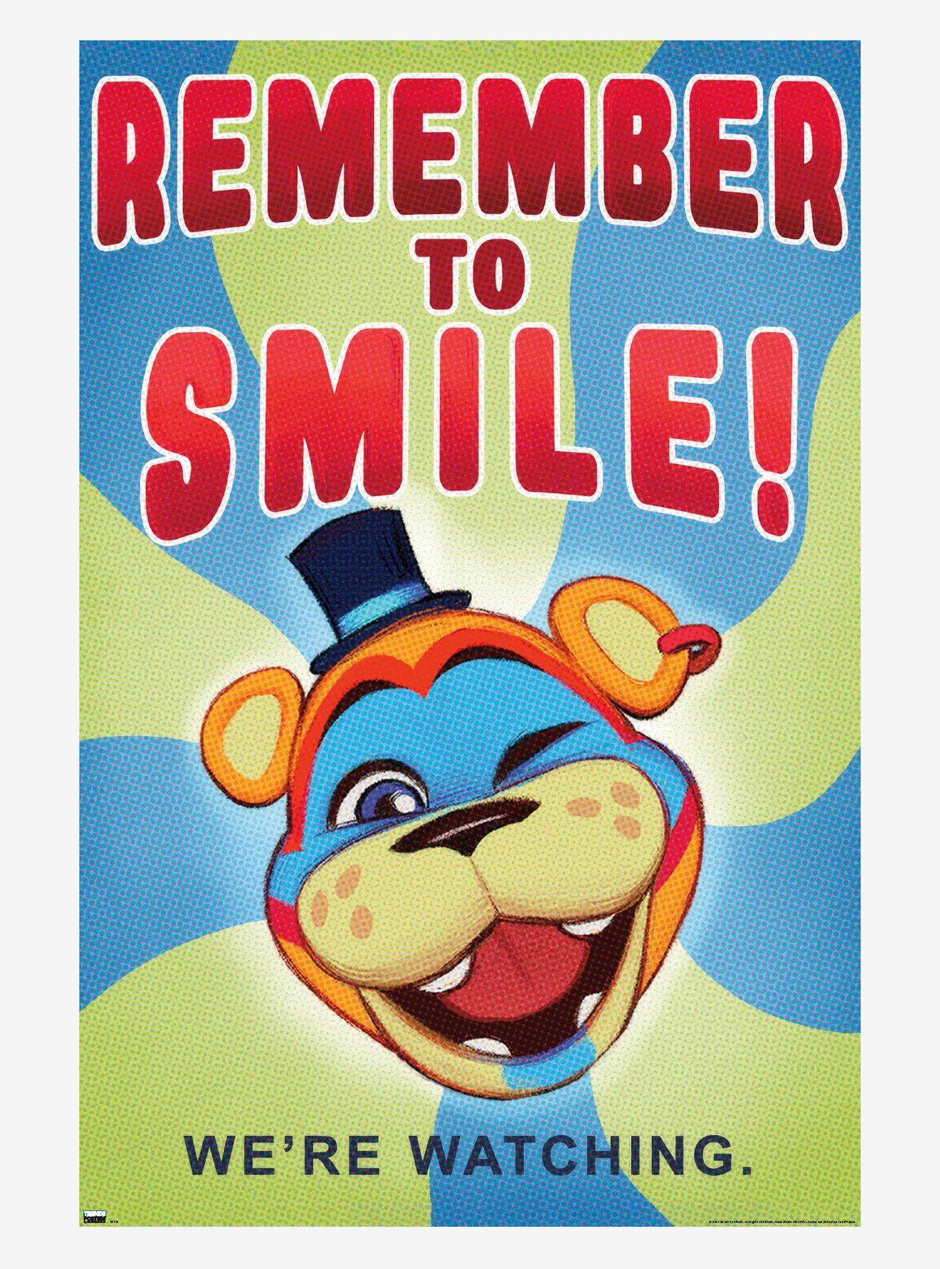 Five Nights At Freddy's: Security Breach Remember To Smile Poster, , hi-res