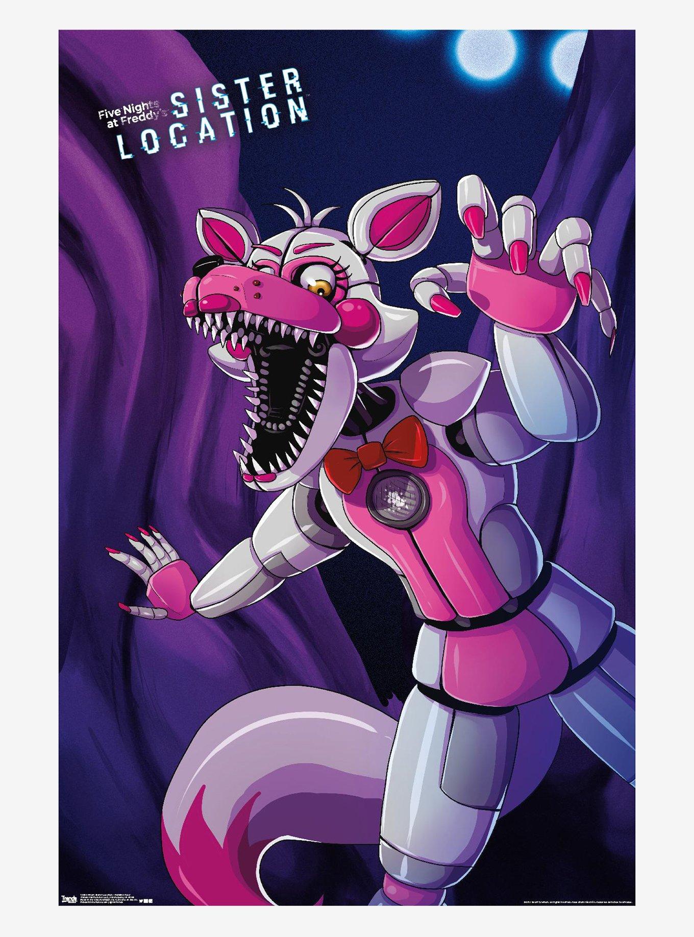 Five Nights At Freddy's: Sister Location Funtime Foxy Poster Hot