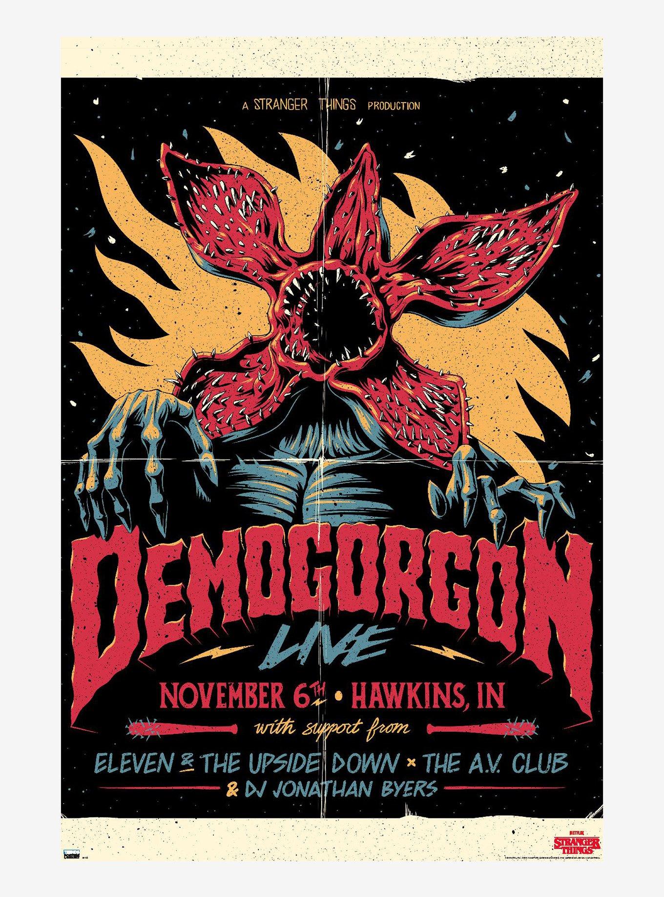 Stranger Things Demogorgon Concert Poster, , hi-res