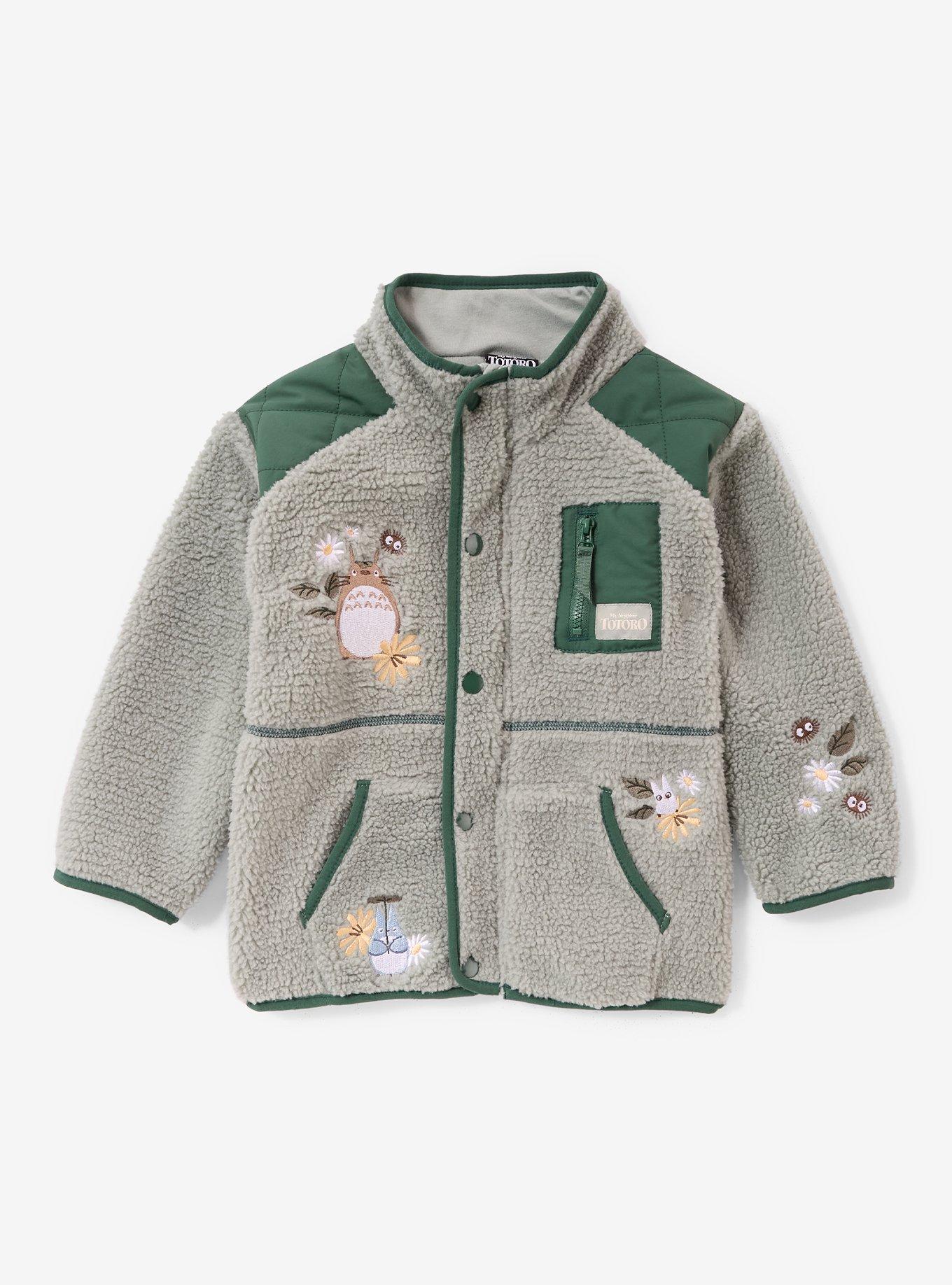 Studio Ghibli® My Neighbor Totoro Floral Toddler Sherpa Jacket - BoxLunch Exclusive, , hi-res