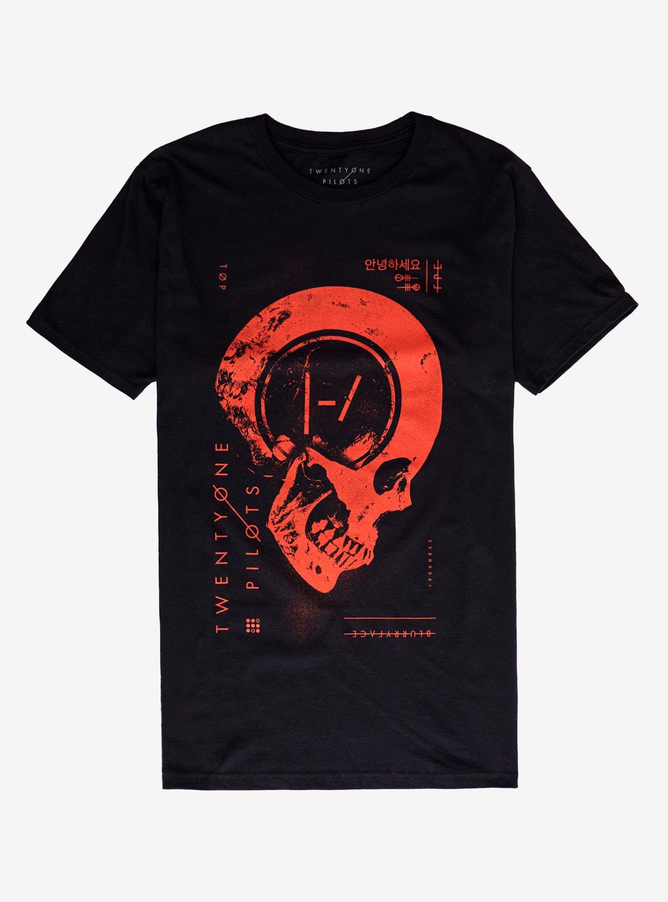 Twenty One Pilots Blurryface Skull T-Shirt, , hi-res